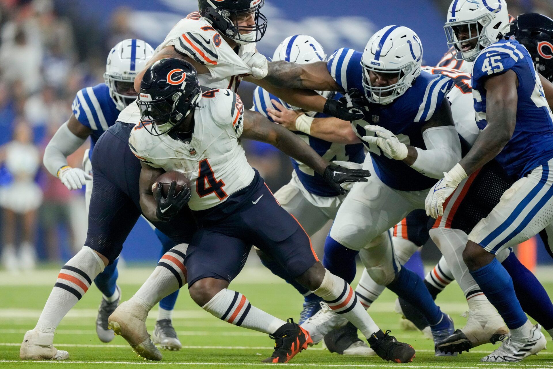 Instant Reaction to Scoreless First Half for Caleb Williams, Bears at Colts