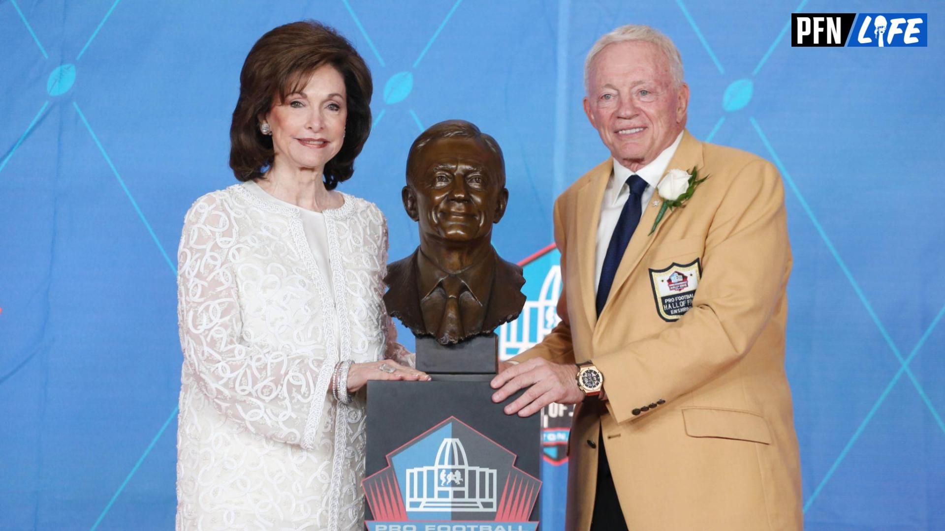 Get to know more about Jerry Jones' wife, Eugenia Jones -- her life, career, family, philanthropy, and contributions to the Dallas Cowboys.