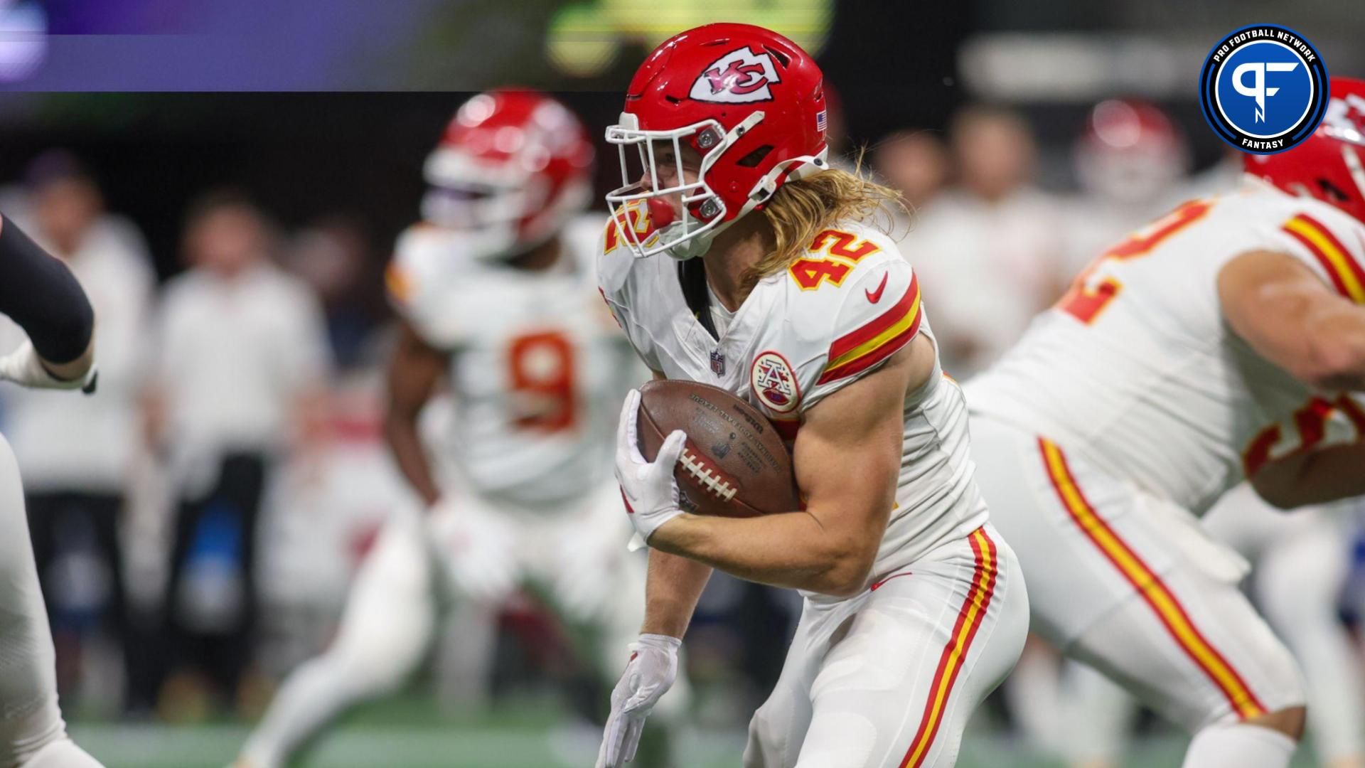 Fantasy managers may be scrambling to fill the void of Isiah Pacheco's absence, but should they stay in Kansas City and look at another Chiefs running back?