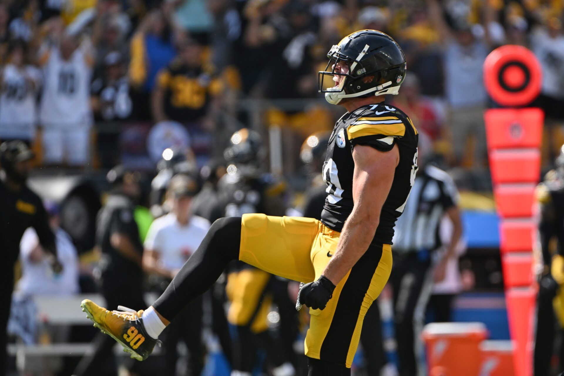 Pittsburgh Steelers pass rusher T.J. Watt.