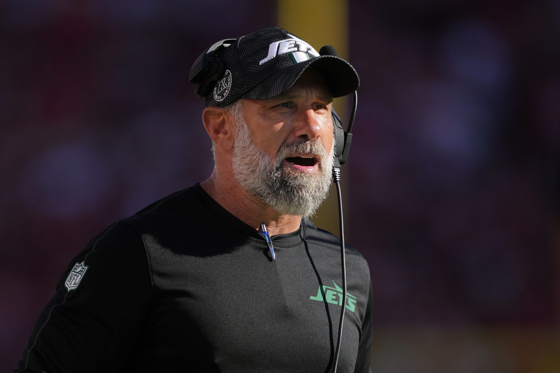 New York Jets interim head coach Jeff Ulbrich