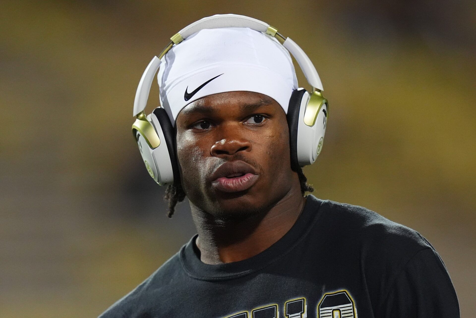 Colorado Buffaloes wide receiver Travis Hunter (12) before the game against the Cincinnati Bearcats at Folsom Field.