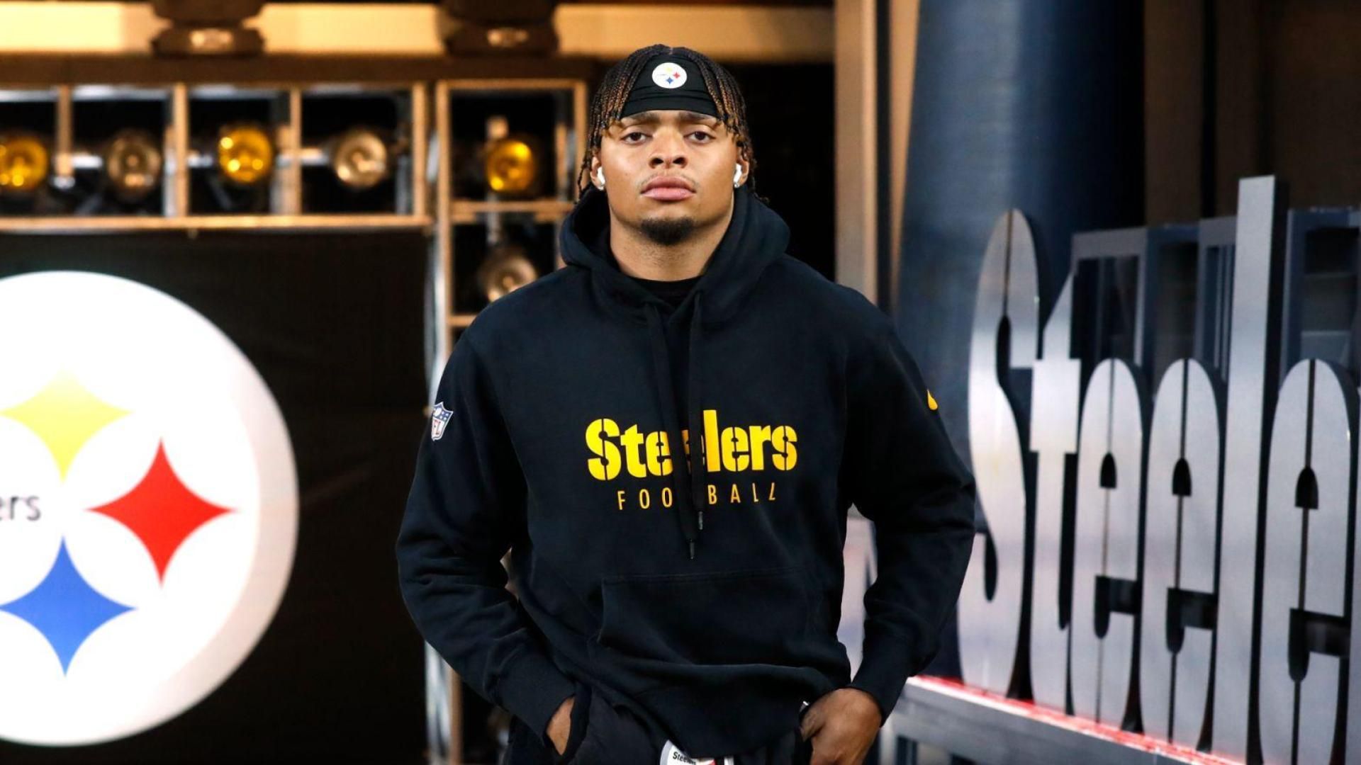 One week after being benched for Russell Wilson, Justin Fields came down with a hamstring injury at practice. What is the latest on the Steelers QB's status?