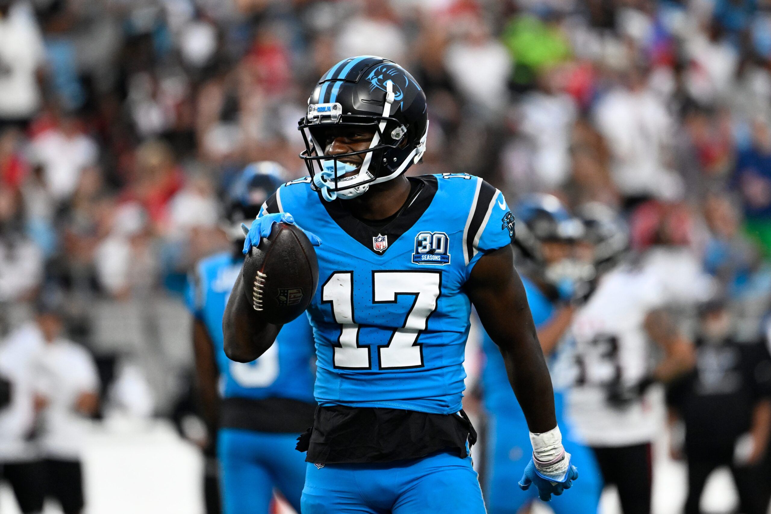 Panthers WR Depth Chart Xavier Legette Elevated to Lead Role, Adam