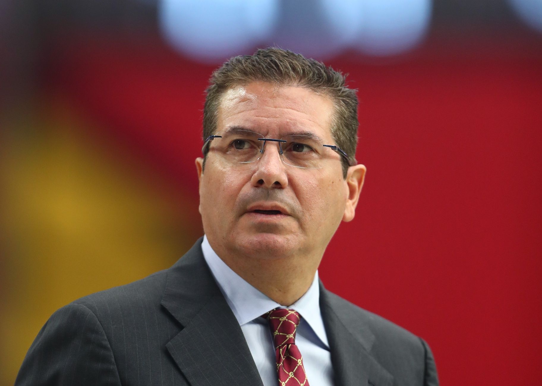 Washington Redskins owner Dan Snyder prior to the game against the Arizona Cardinals at University of Phoenix Stadium.