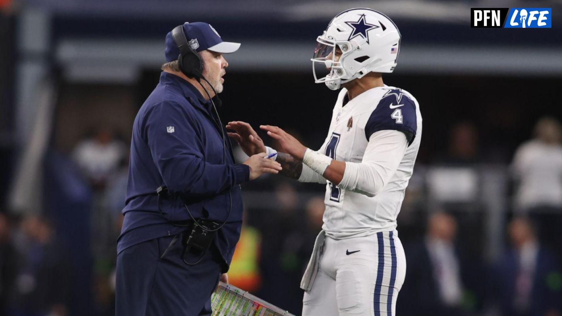 Dak Prescott feels helpless as he watches coach Mike McCarthy’s contract situation unfold, unsure how to help amid Deion Sanders' NFL rumors.