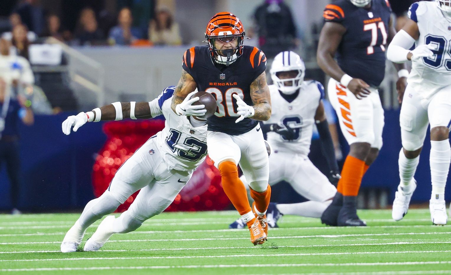 ‘I Don’t Make Enough Money for That S***’ – $915,000 Bengals RB Chase Brown Has Hilarious Response to Potential NFL Fine for TD Celebration