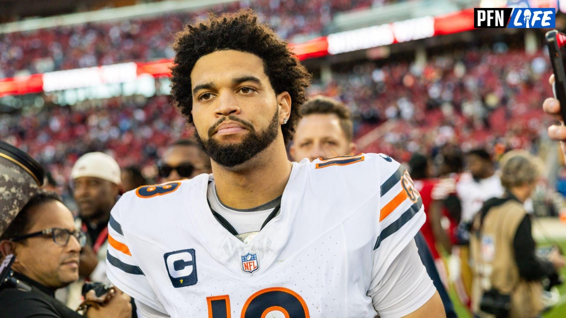 Chicago Bears quarterback Caleb Williams got candid on the disappointment of a poor rookie season amid the team's seven-game losing streak.