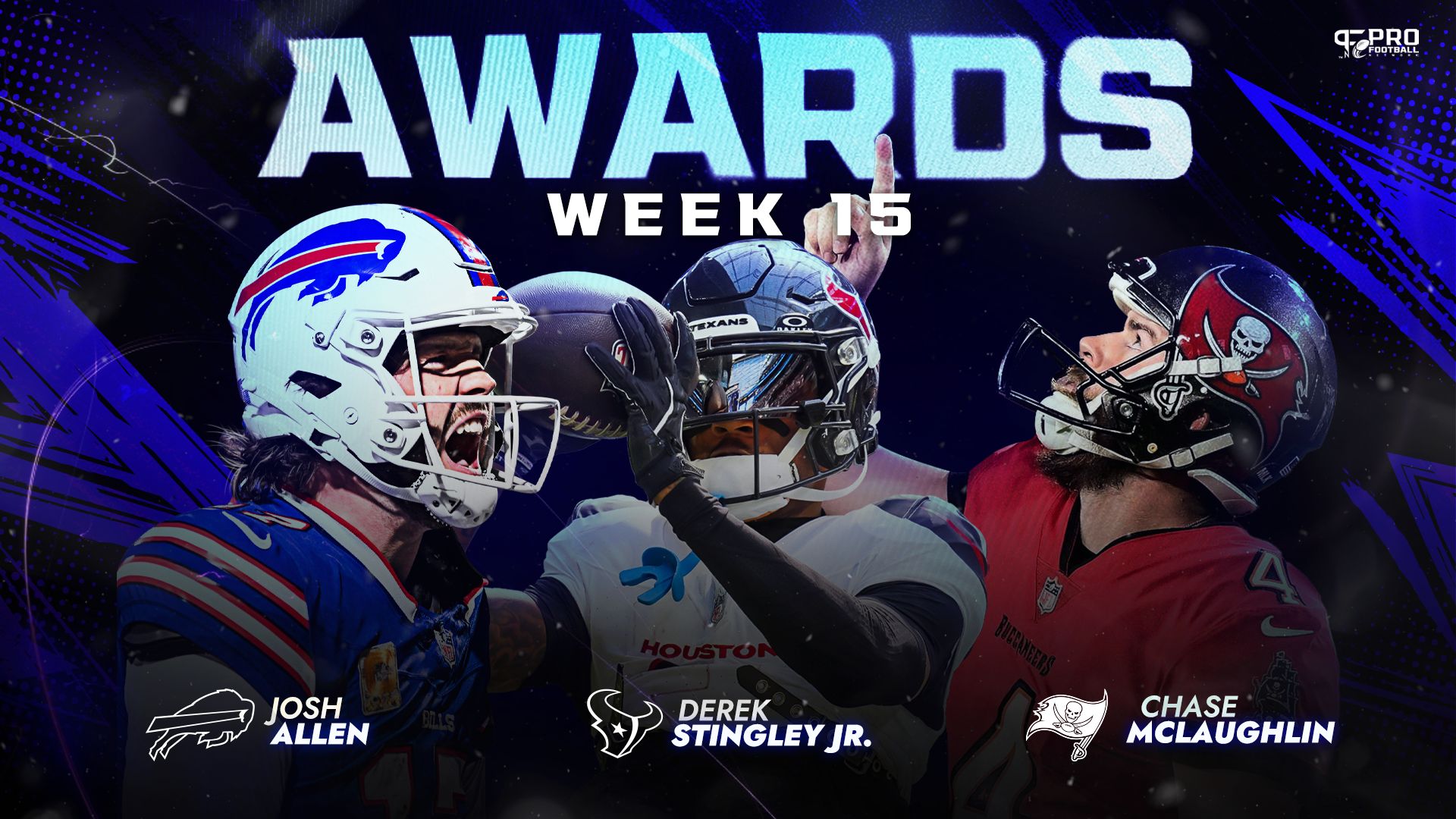 Pro Football Network's Week 15 NFL Awards: Josh Allen, Derek Stingley Jr., and Jayden Daniels Excel