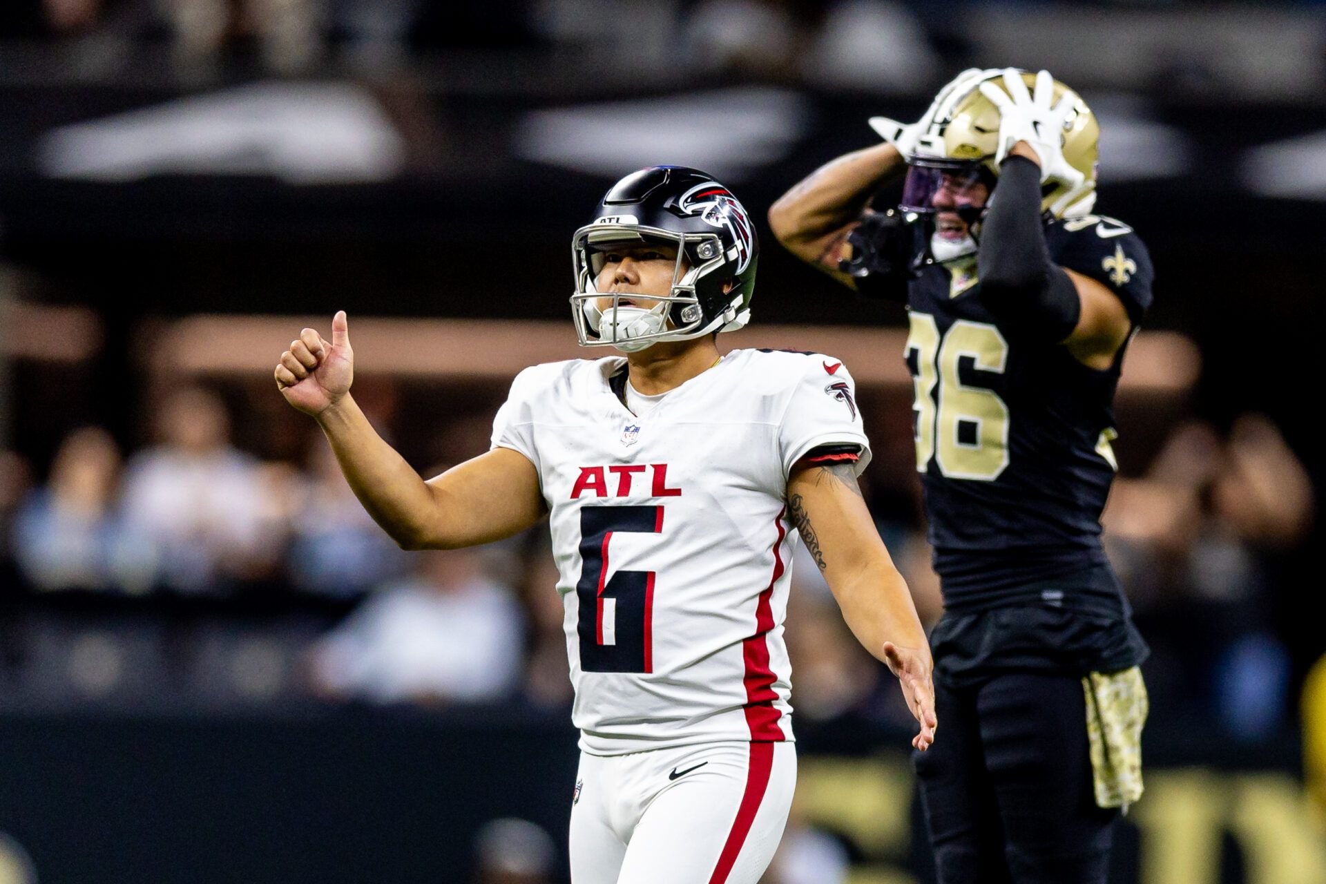 The Atlanta Falcons will be without kicker Younghoe Koo for the rest of the regular season after reports that they are placing him on injured reserve.