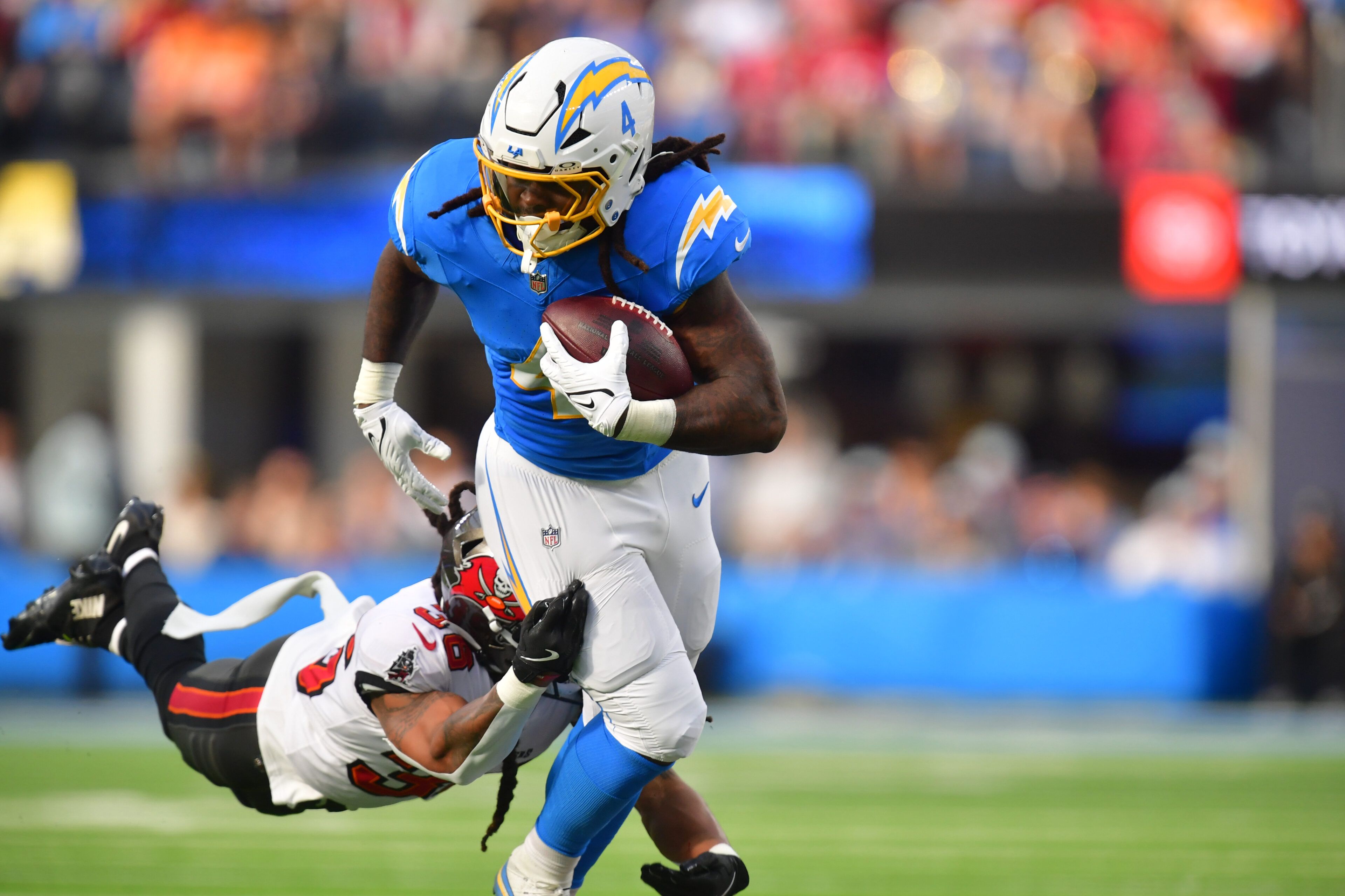 Gus Edwards Injury Update: Latest On Chargers RB After Exiting Game Vs ...