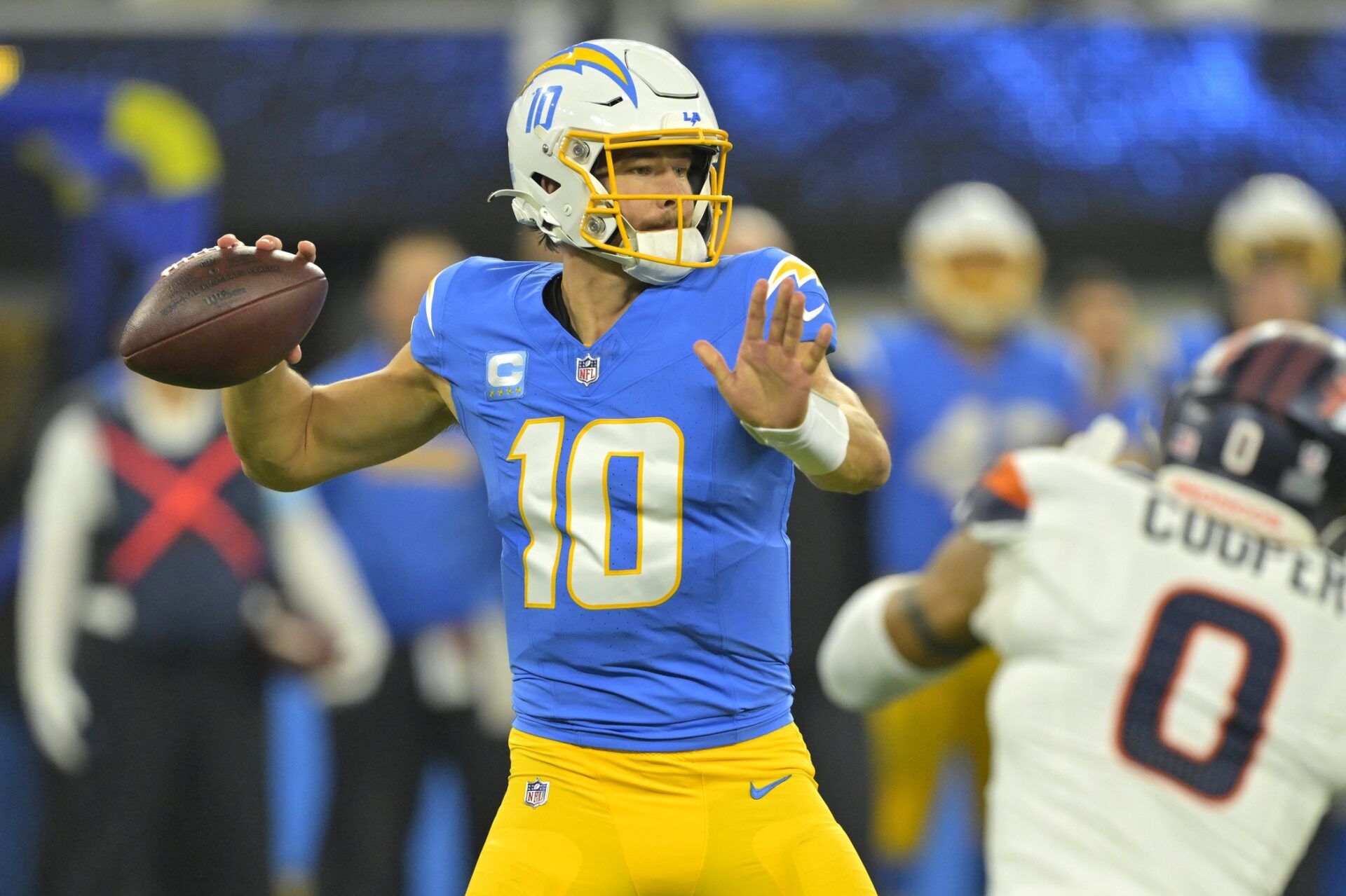 Chargers quarterback Justin Herbert was lauded by Dan Orlovsky and others for leading his team to a big win over Bo Nix and the Denver Broncos.