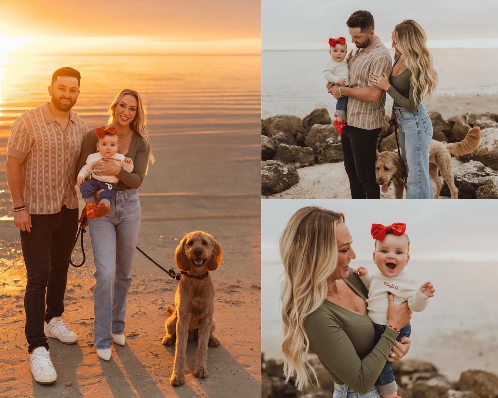 Baker Mayfield with family