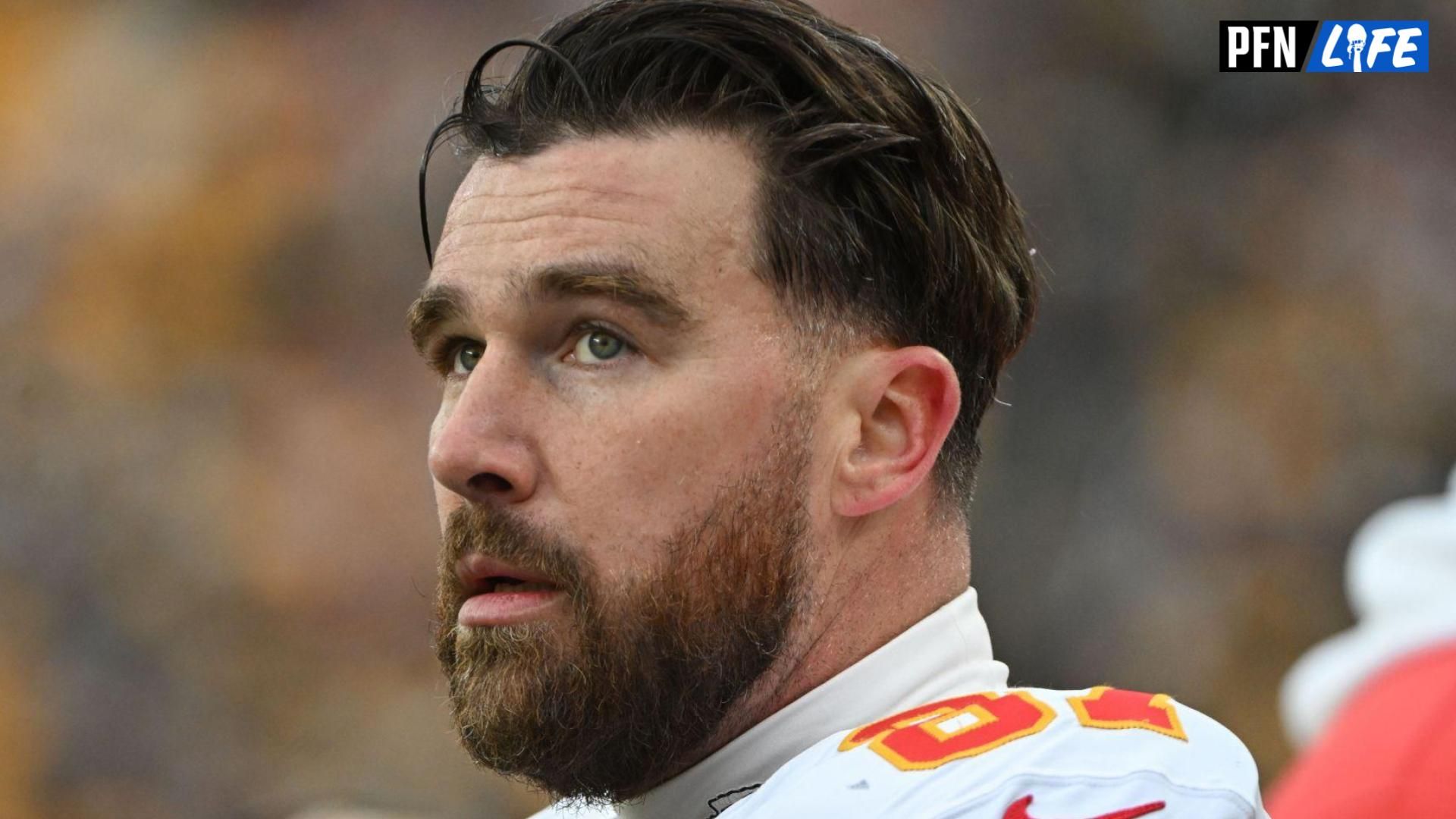 Kansas City Chiefs tight end Travis Kelce's ex-girlfriend showed her holiday blues with a cryptic message for her fans on social media.