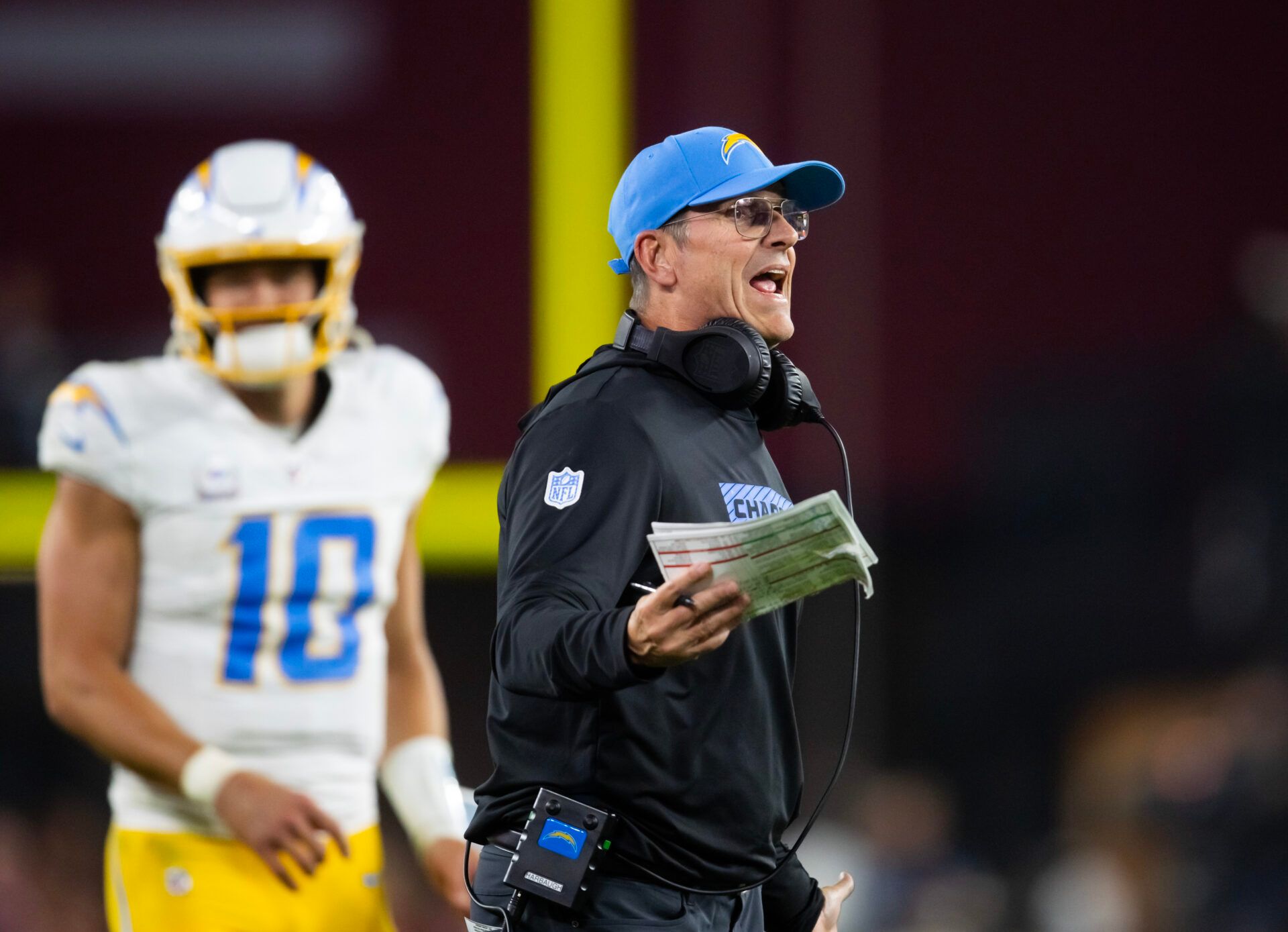 Jim Harbaugh is poised to take his team to the postseason in his first year as head coach. What are the Los Angeles Chargers playoff scenarios entering Week 17?