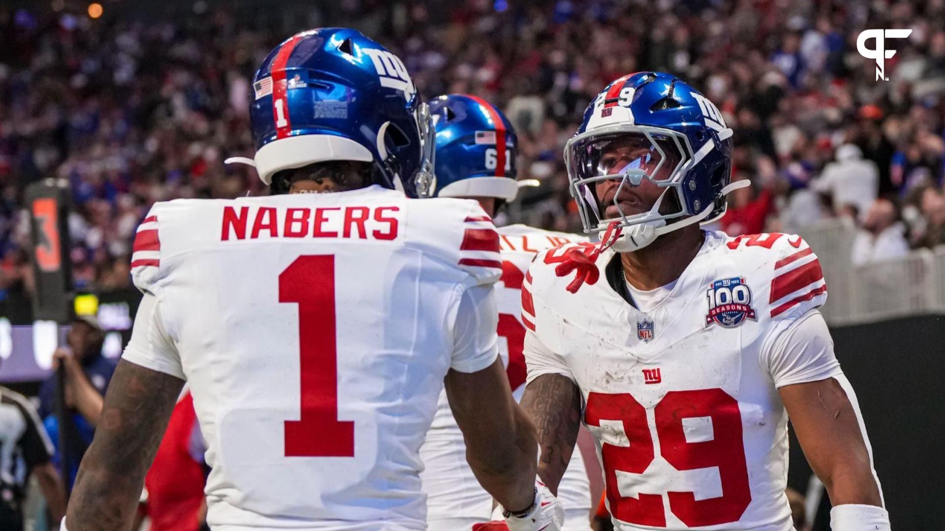 Malik Nabers and Tyrone Tracy Jr. make history as both cleared the millennium mark from scrimmage in their rookie campaigns for the Giants.