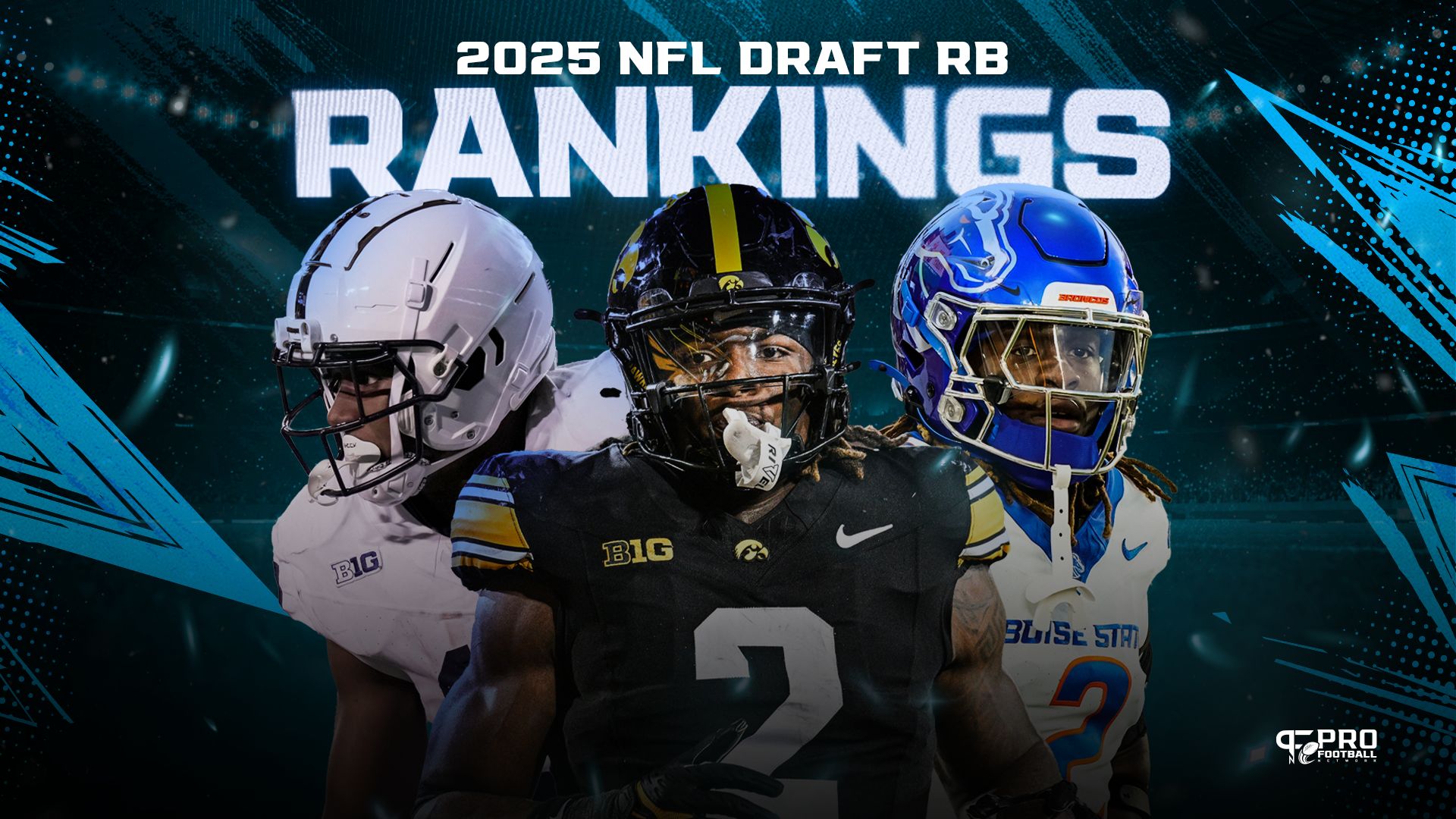 Top 10 2025 NFL Draft RB Rankings TreVeyon Henderson, Bhayshul Tuten