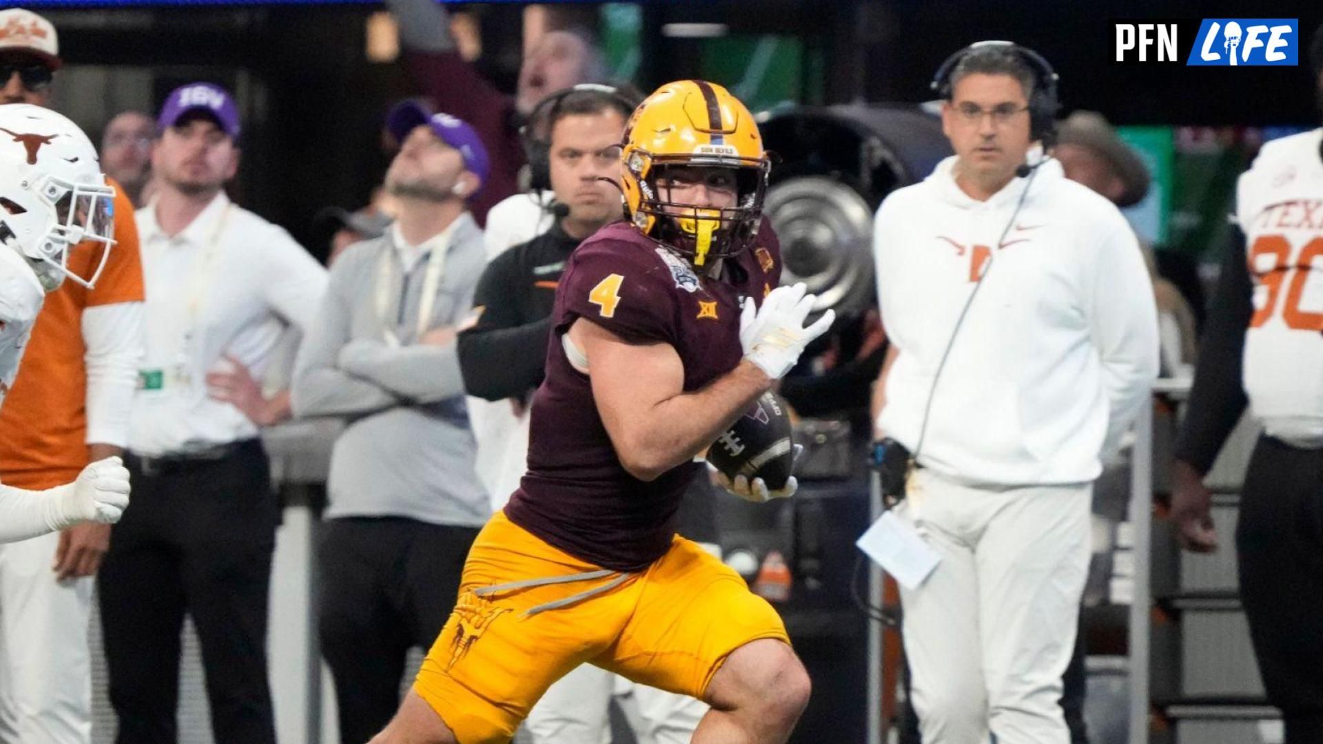 Christian McCaffrey lauded Cam Skattebo following his Peach Bowl heroics, almost upsetting title contenders in the Texas Longhorns.