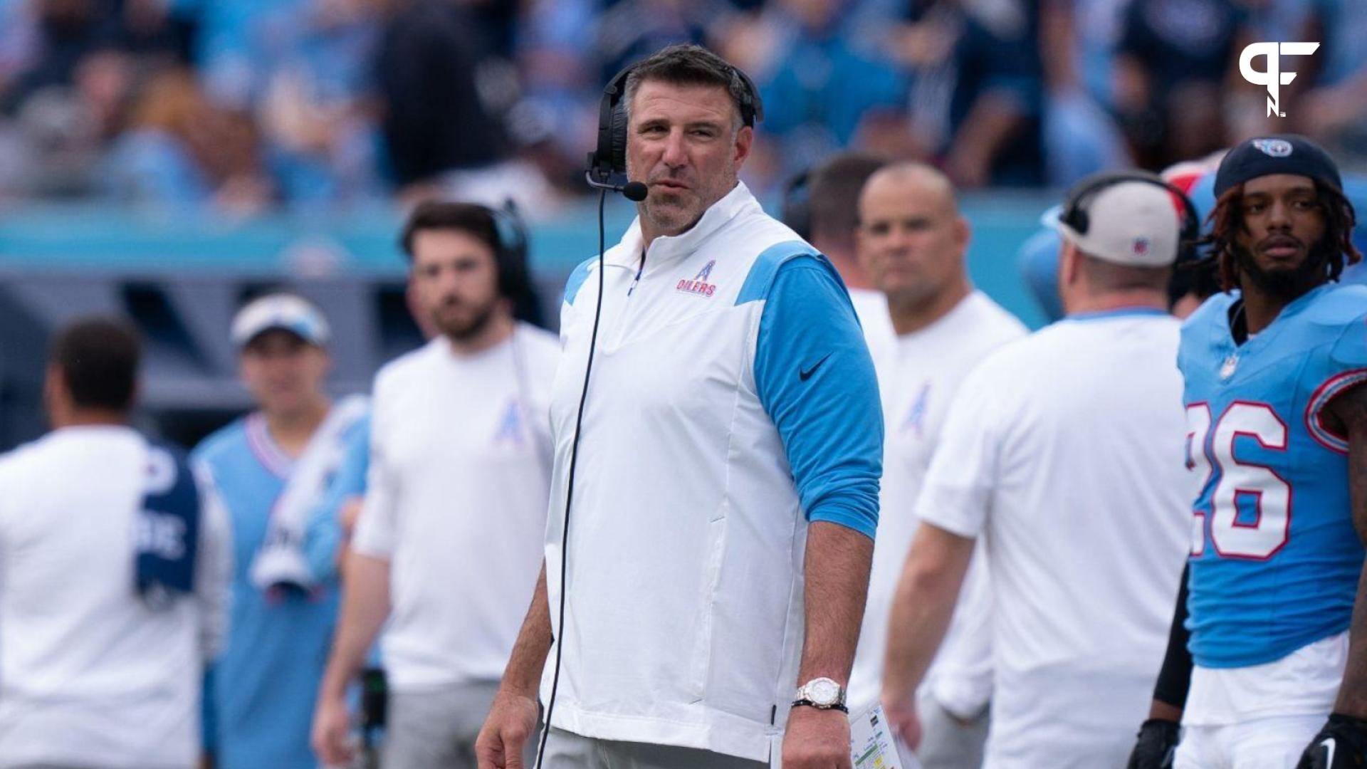 The New York Jets interviewed former Titans head coach Mike Vrabel for their opening, and some fans did not want to let him out the building.