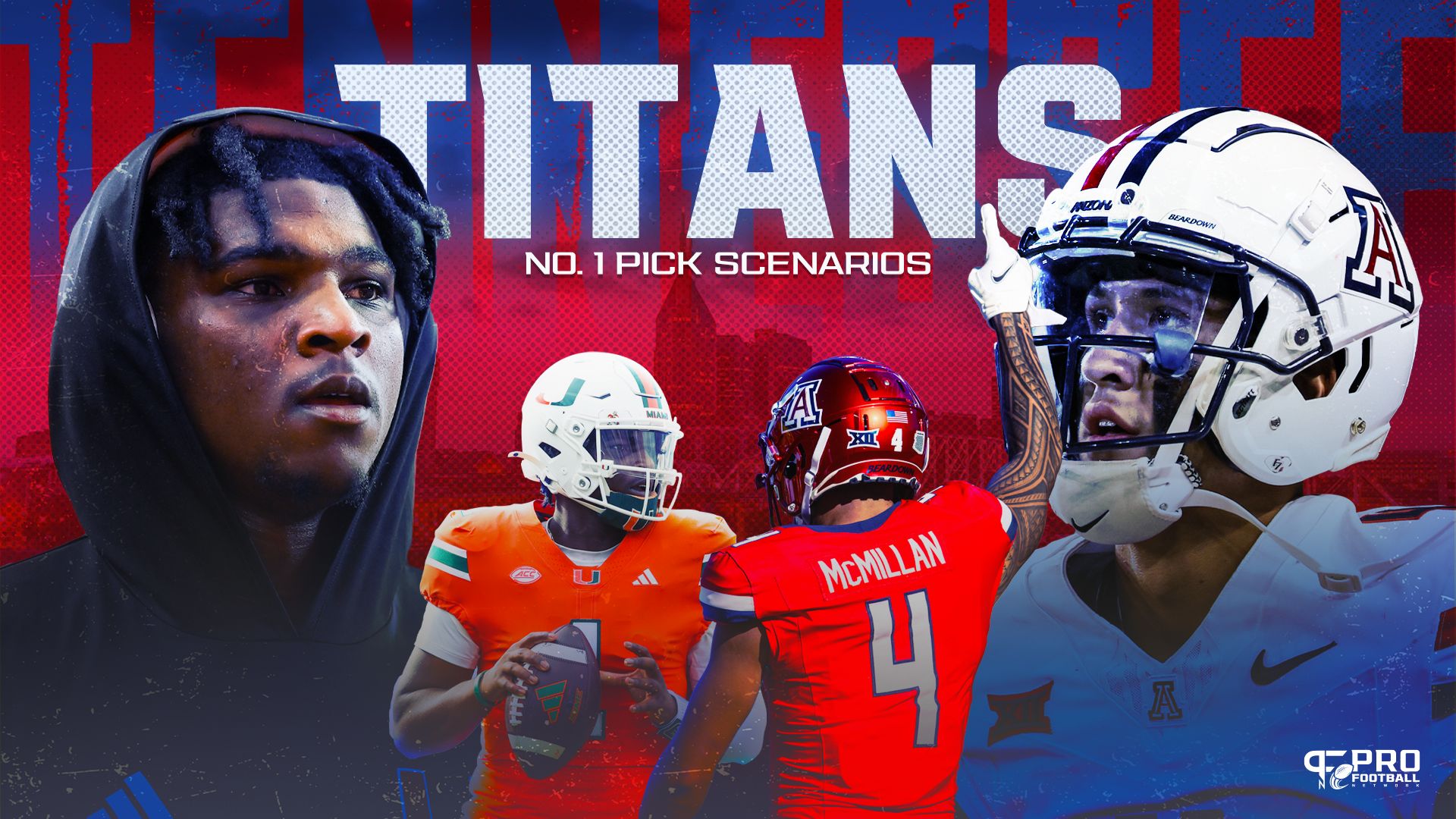 Titans’ NFL Draft No. 1 Pick Scenarios: Tennessee Eyeing the Top Pick, but a Potentially Big Drop Looms