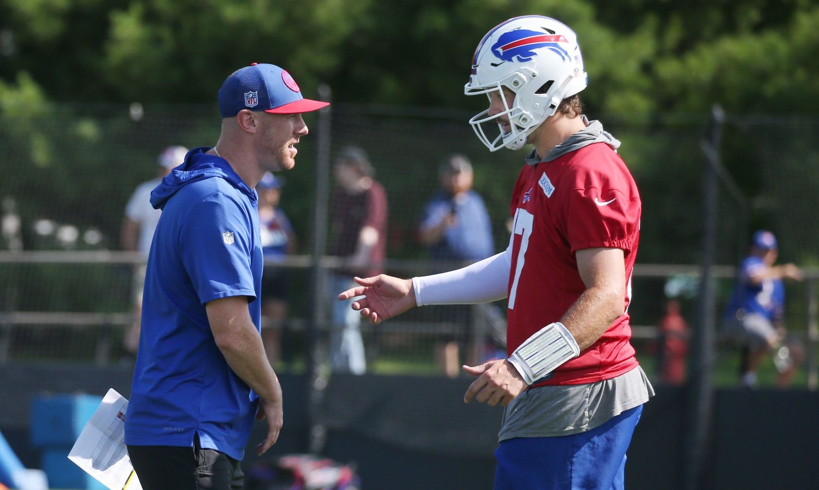 Bills Superstar Josh Allen Gives Hilarious Response To Offensive Coordinator Joe Brady Getting Head Coach Interviews