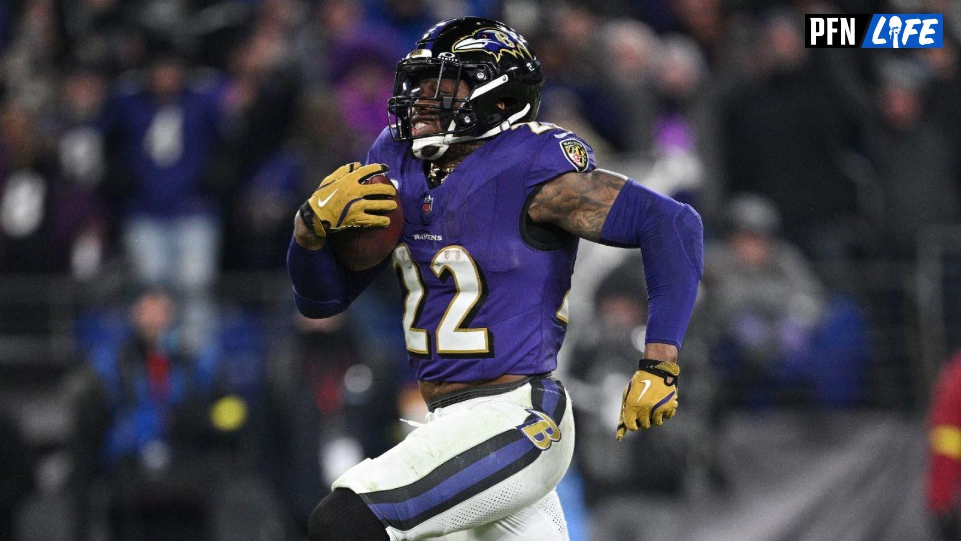 Baltimore Ravens RB Derrick Henry drew major praise from NBA legend LeBron James following their win over the Steelers on Saturday.