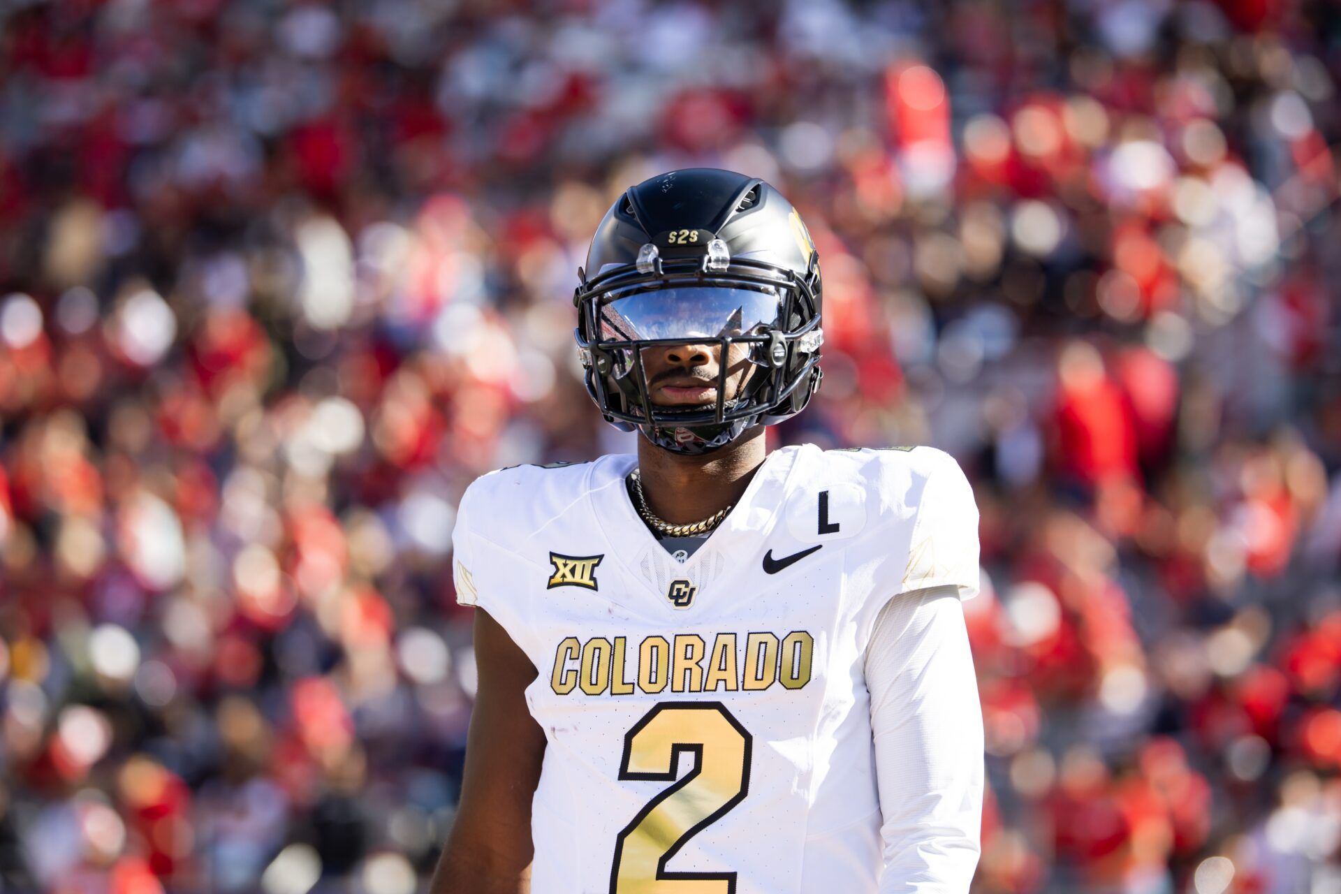 Colorado Buffalos quarterback Shedeur Sanders (2) against the Arizona Wildcats at Arizona Stadium.