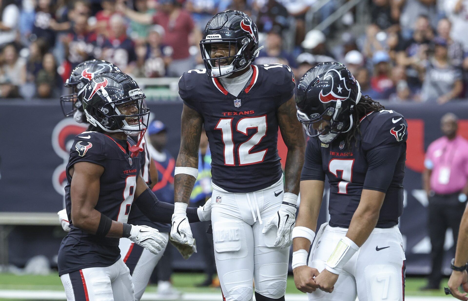 Texans Wide Receiver Depth Chart: Houston's Remaining WRs After Cutting Diontae Johnson, Losing Stefon Diggs, Tank Dell to Injuries