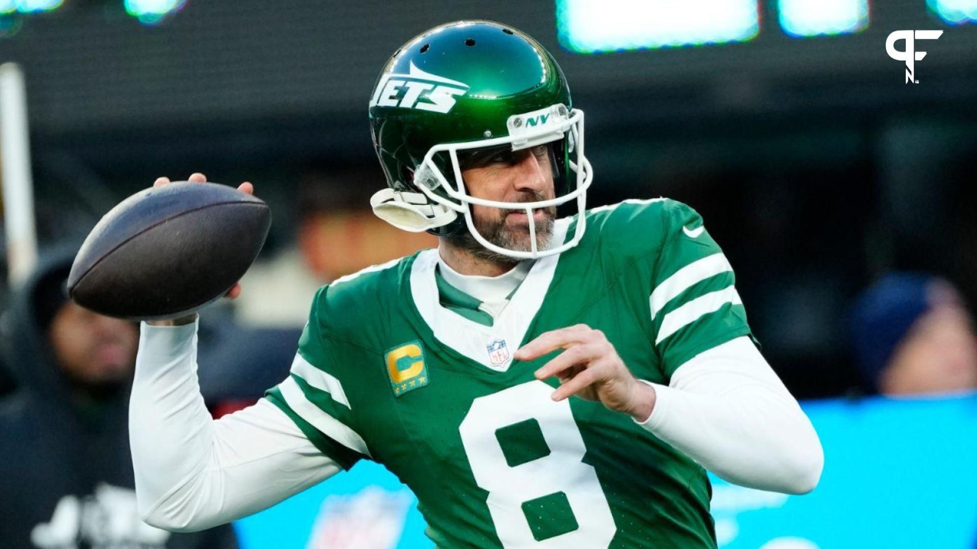 NFL fans on social media were not impressed by Aaron Rodgers’ latest comments regarding his future with the New York Jets after a wild season.