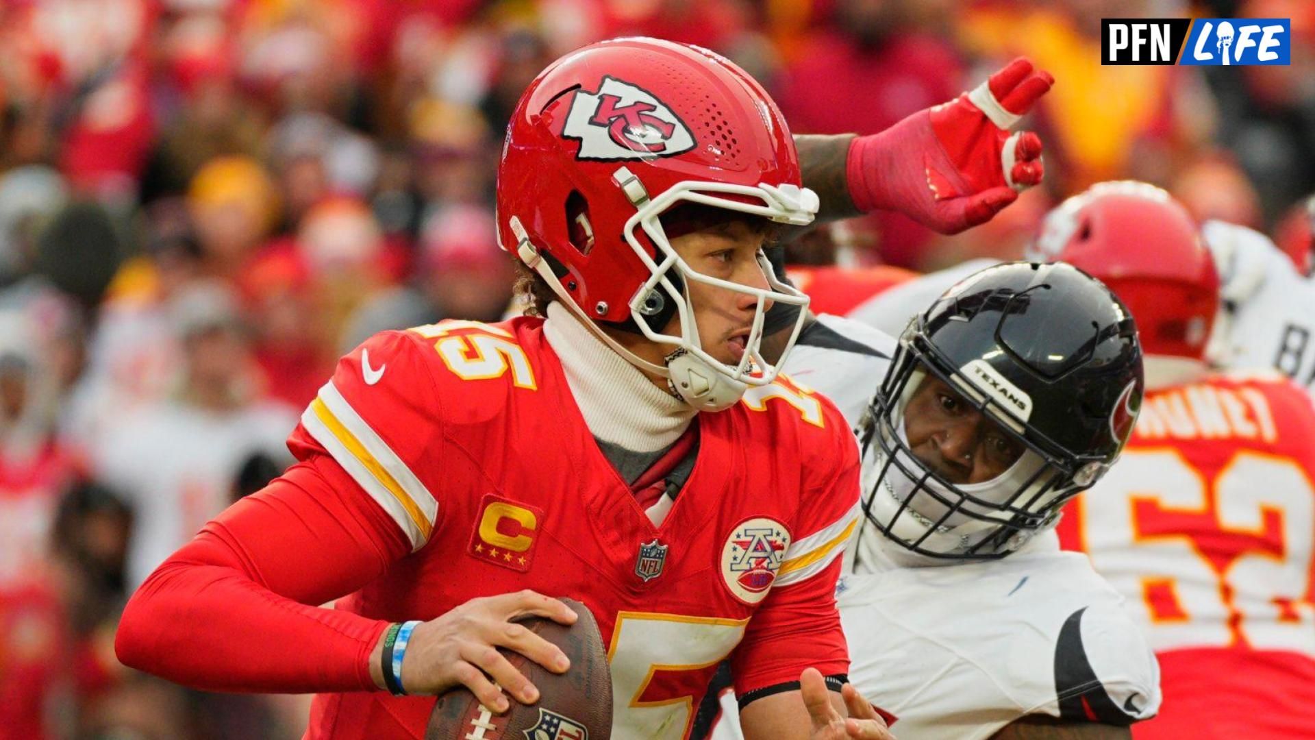 Patrick Mahomes received support from a former Chiefs player amid Texans DE Will Anderson Jr.'s claims of referee bias go viral.