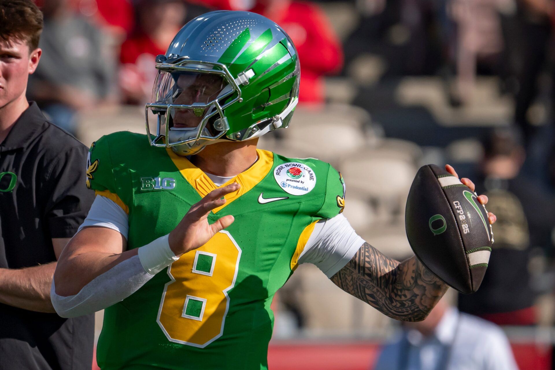 Oregon quarterback Dillon Gabriel had a productive college career, and we look at his strengths and weaknesses heading into the 2025 NFL Draft.