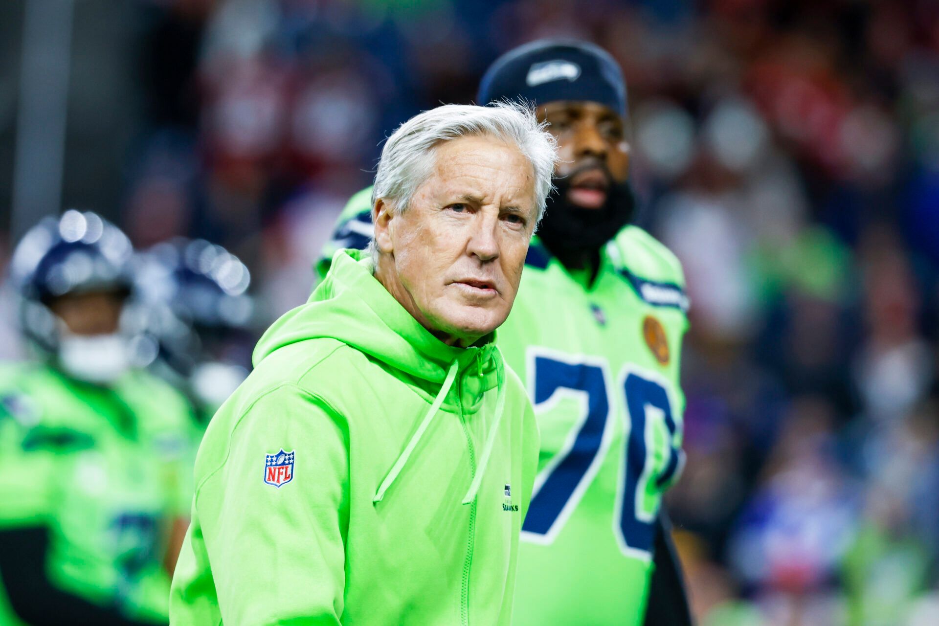 Emmanuel Acho raised doubts about the Las Vegas Raiders’ decision to make Pete Carroll the new head coach after missing out on Ben Johnson.