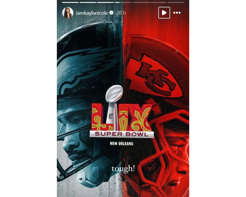 Travis Kelce’s Ex-Girlfriend Kayla Nicole Reviews Chiefs vs Eagles Super Bowl Matchup in 1 Word