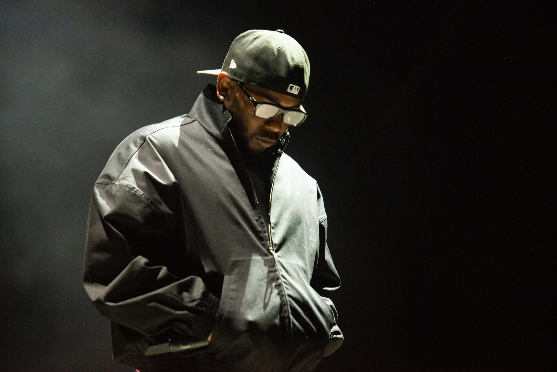 Kendrick Lamar performs during the second day of Bonnaroo Music Festival in Manchester, Tenn. on Friday, Jun. 16, 2023.