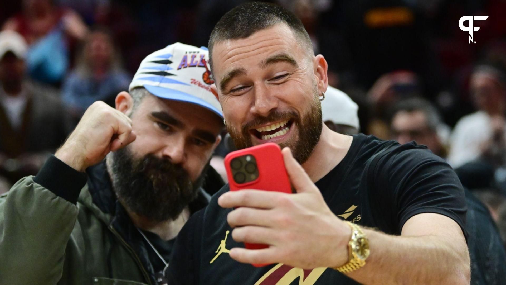 Chiefs superstar Travis Kelce opened up on one wish he had about his brother Jason Kelce ahead of the Super Bowl matchup against the Eagles.