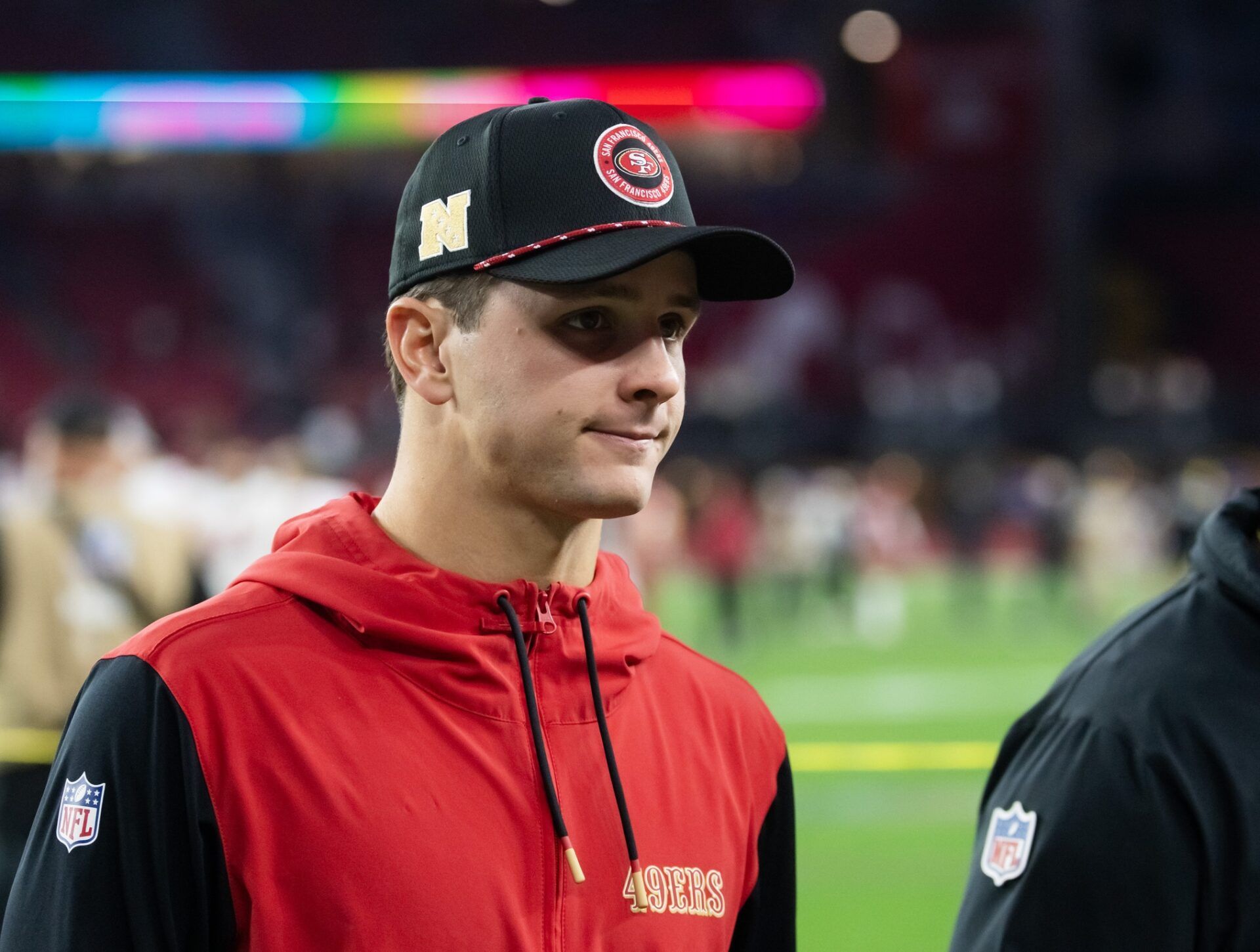 San Francisco 49ers quarterback Brock Purdy against the Arizona Cardinals at State Farm Stadium.