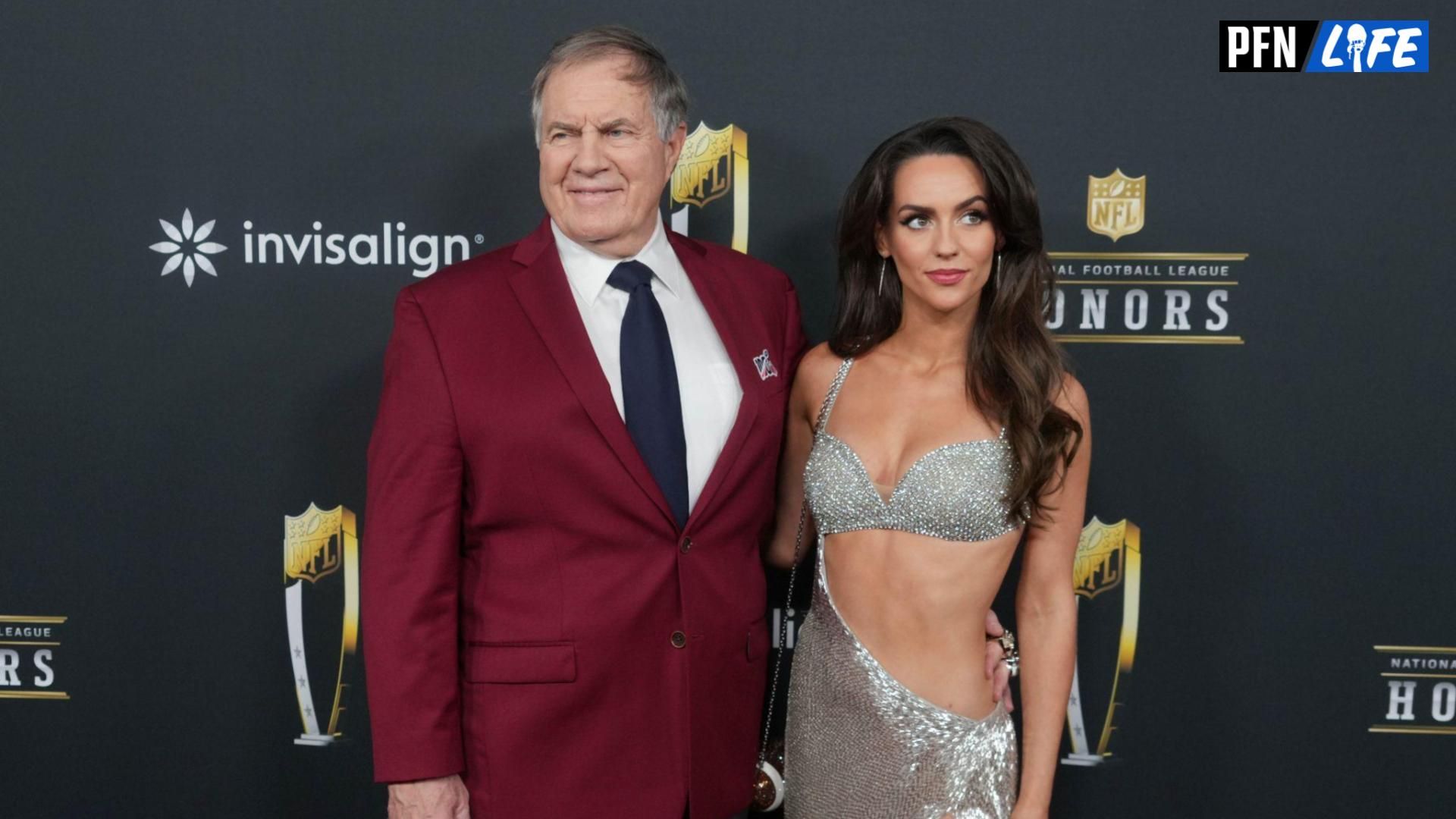 University of North Carolina head coach Bill Belichick appeared at NFL Honors in New Orleans with 24-year old girlfriend Jordon Hudson.