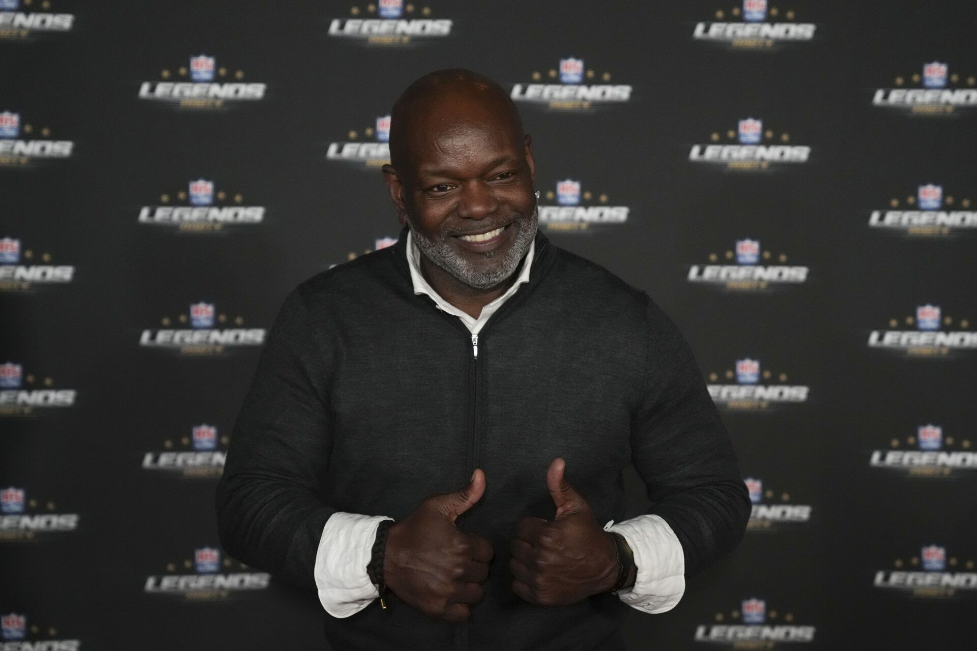 NFL former player Emmitt Smith during the NFL Alumni Legends Party Presented by USA TODAY NETWORK Ventures at Avalon Hollywood.