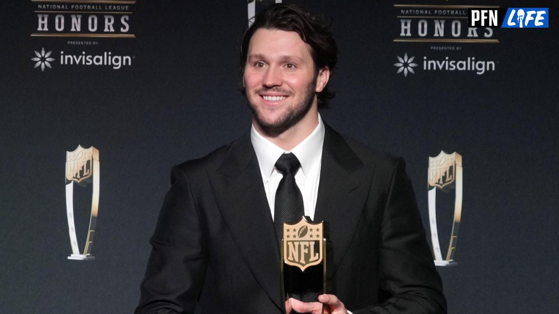 Buffalo Bills quarterback Josh Allen gave an emotional speech at the NFL Honors after winning the Most Valuable Player Award.