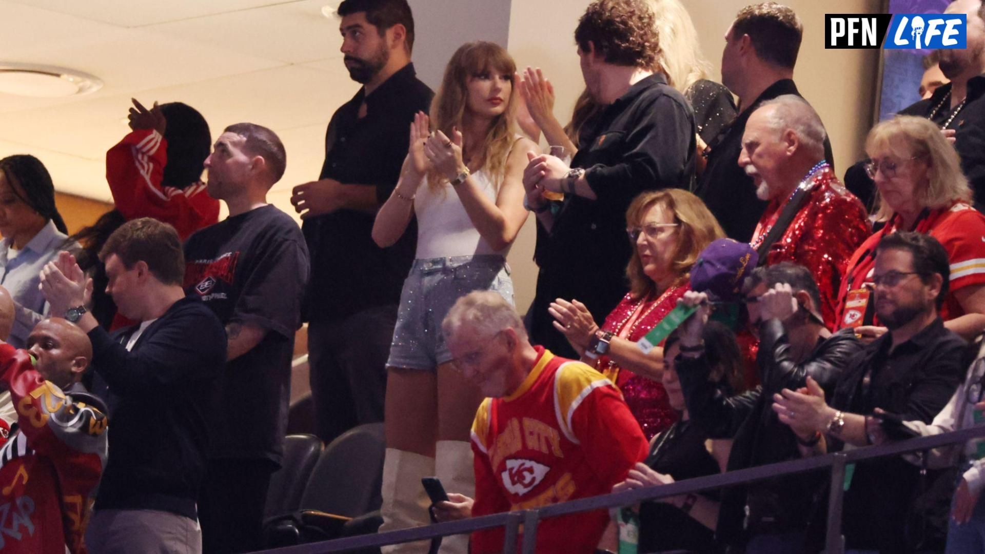 Taylor Swift lit up Super Bowl 59 at New Orleans' Caesars Superdome, who's there to cheer on Kansas City Chiefs star and boyfriend Travis Kelce.