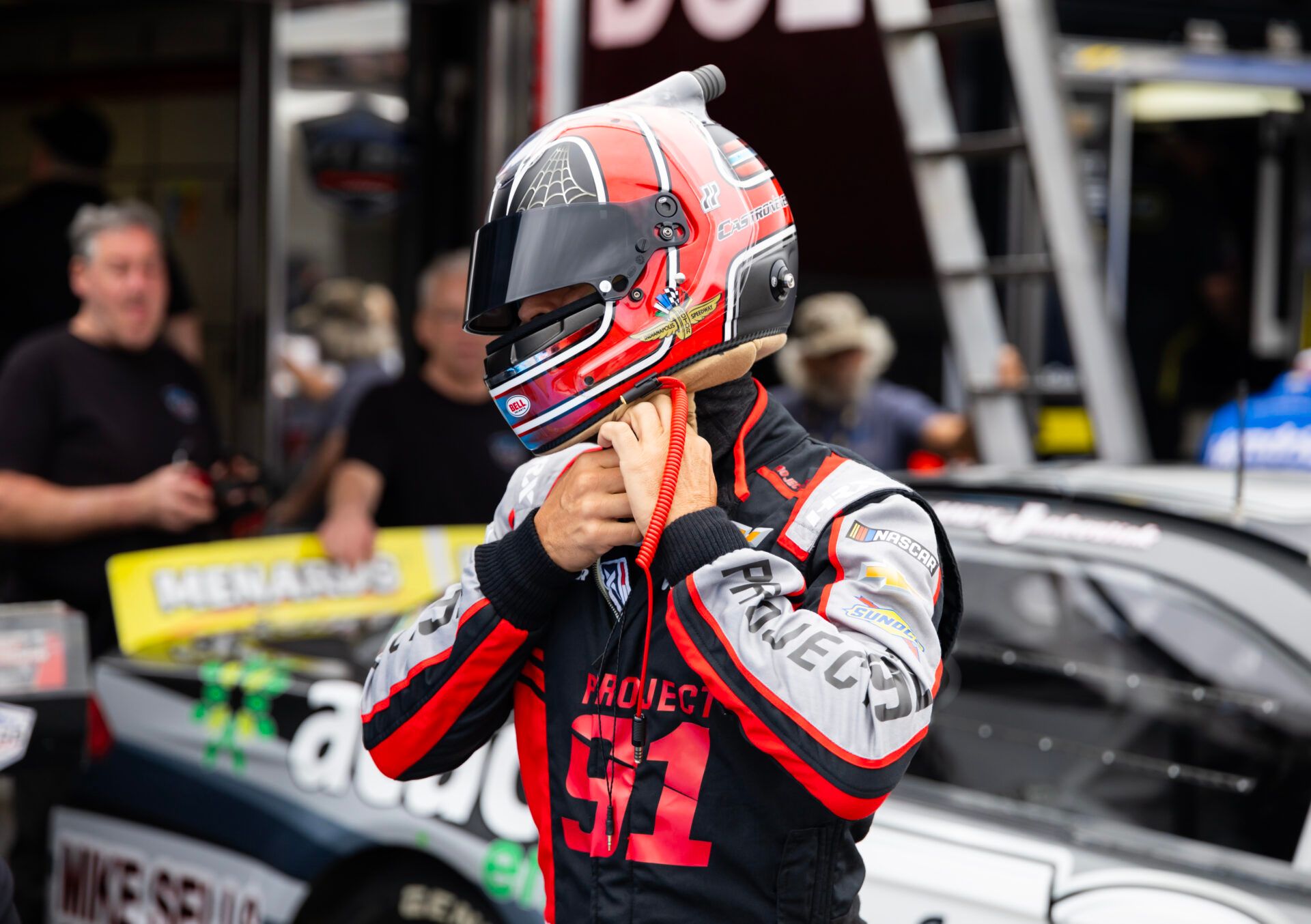 Hélio Castroneves’ long-awaited NASCAR Cup Series debut was cut short after a multi-car wreck in the Daytona Duels.