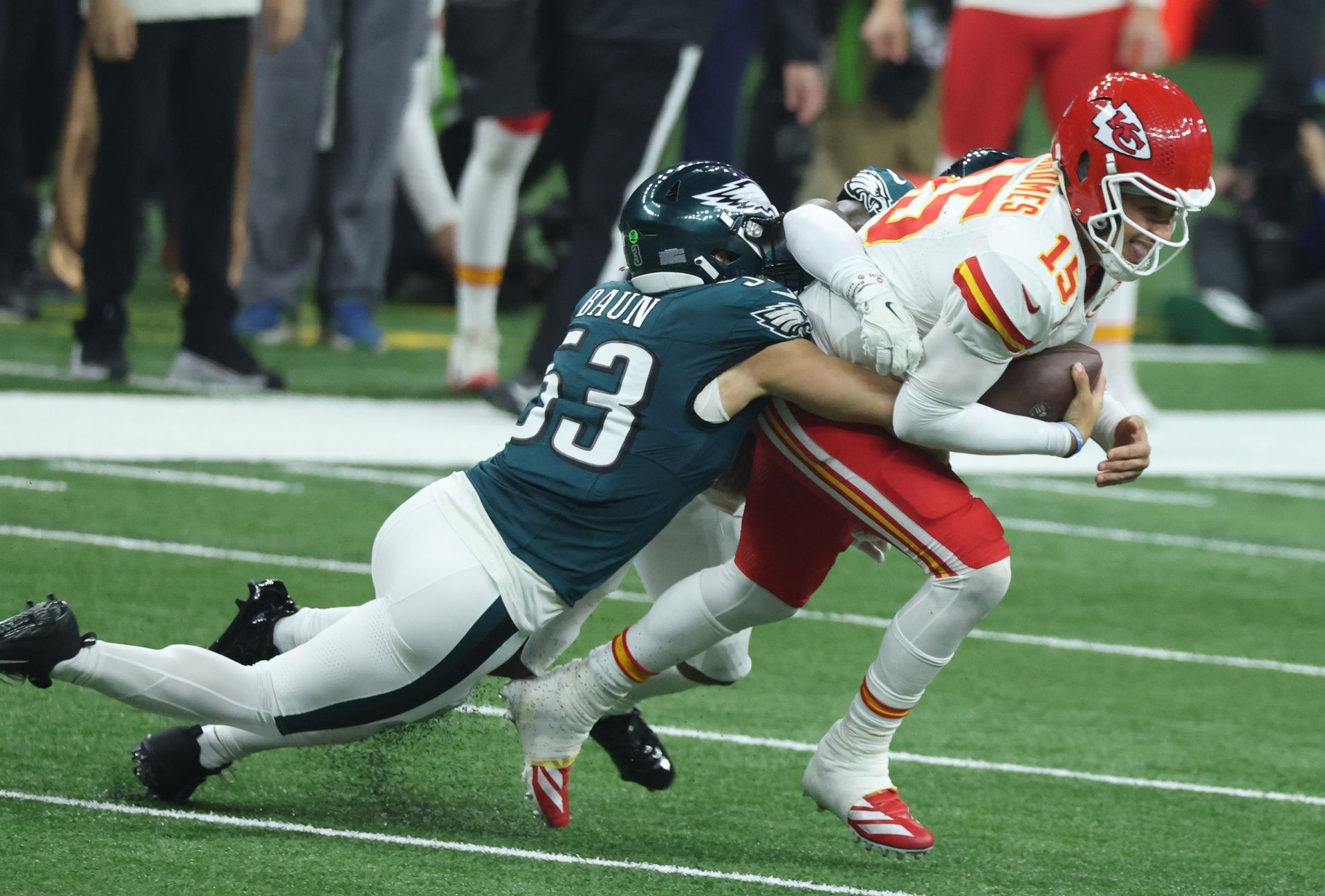 ‘That’s Some Veteran A** S**t’ - Zack Baun Lauded Cooper DeJean for Making a Big Play Against Patrick Mahomes’ Chiefs in Super Bowl