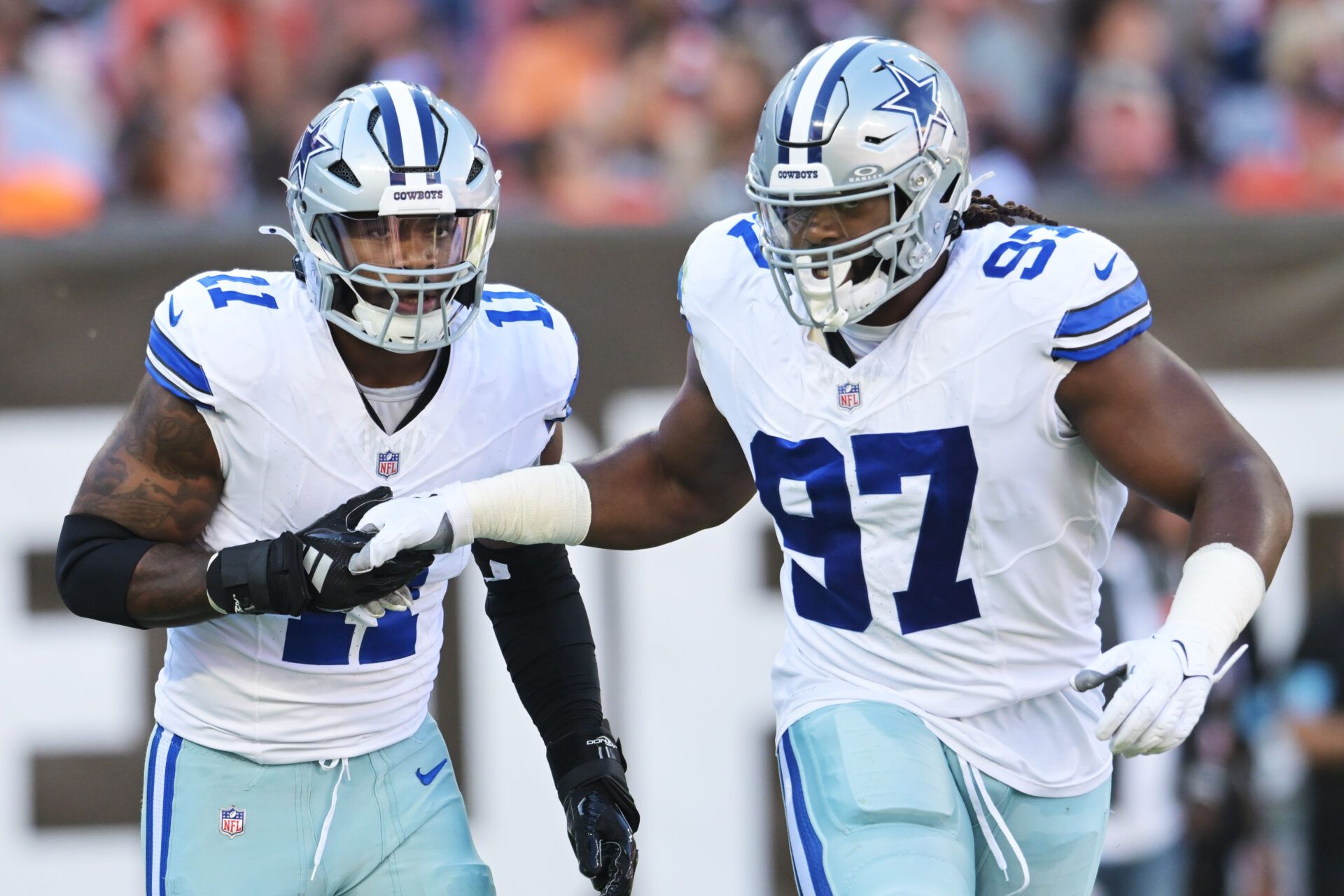 Dallas Cowboys linebacker Micah Parsons spoke about the need for the Dallas Cowboys to follow the Eagles in being aggressive in the offseason.