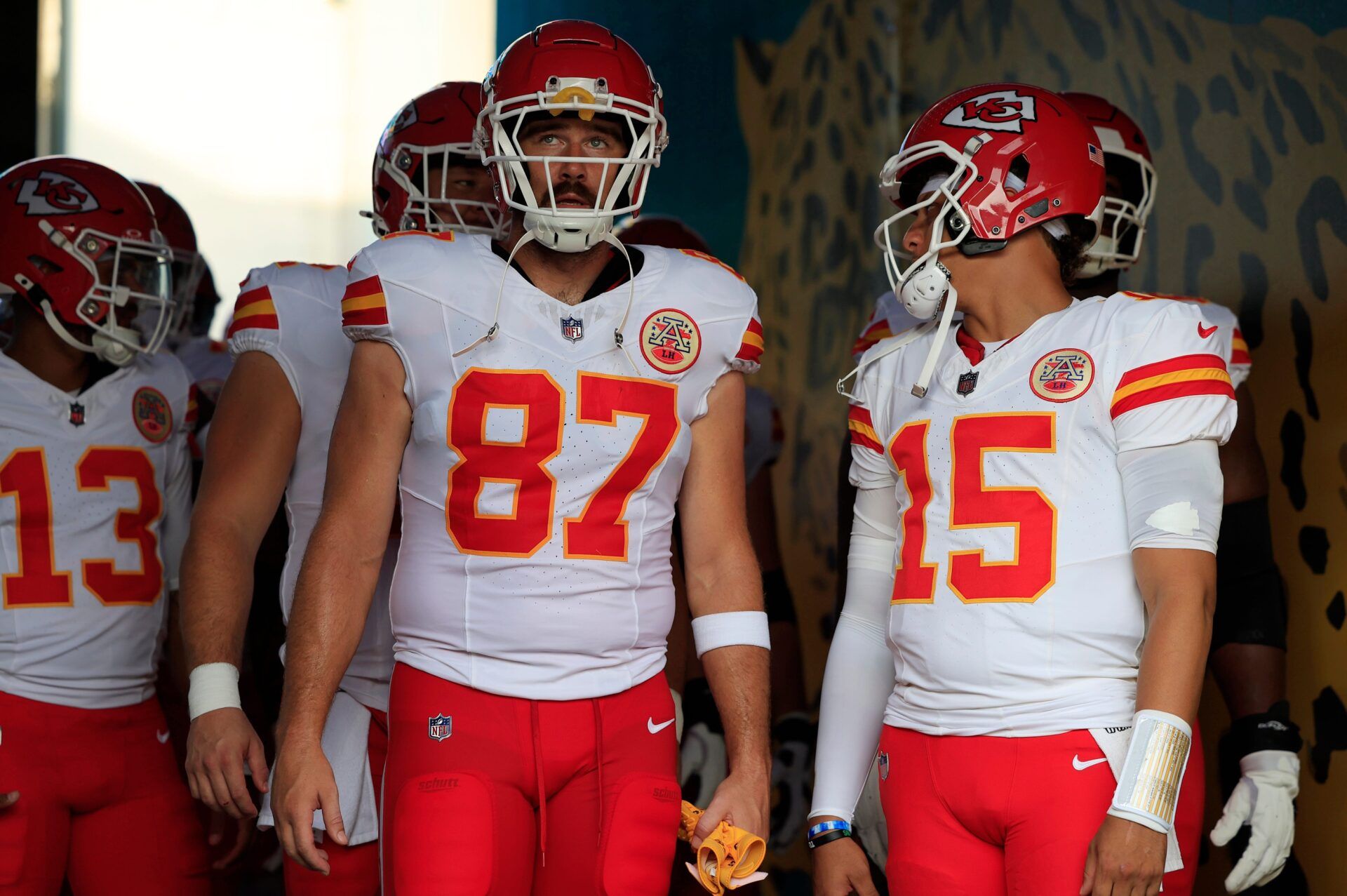 Travis Kelce and Patrick Mahomes will try to win their fourth Super Bowl championship together on Sunday.