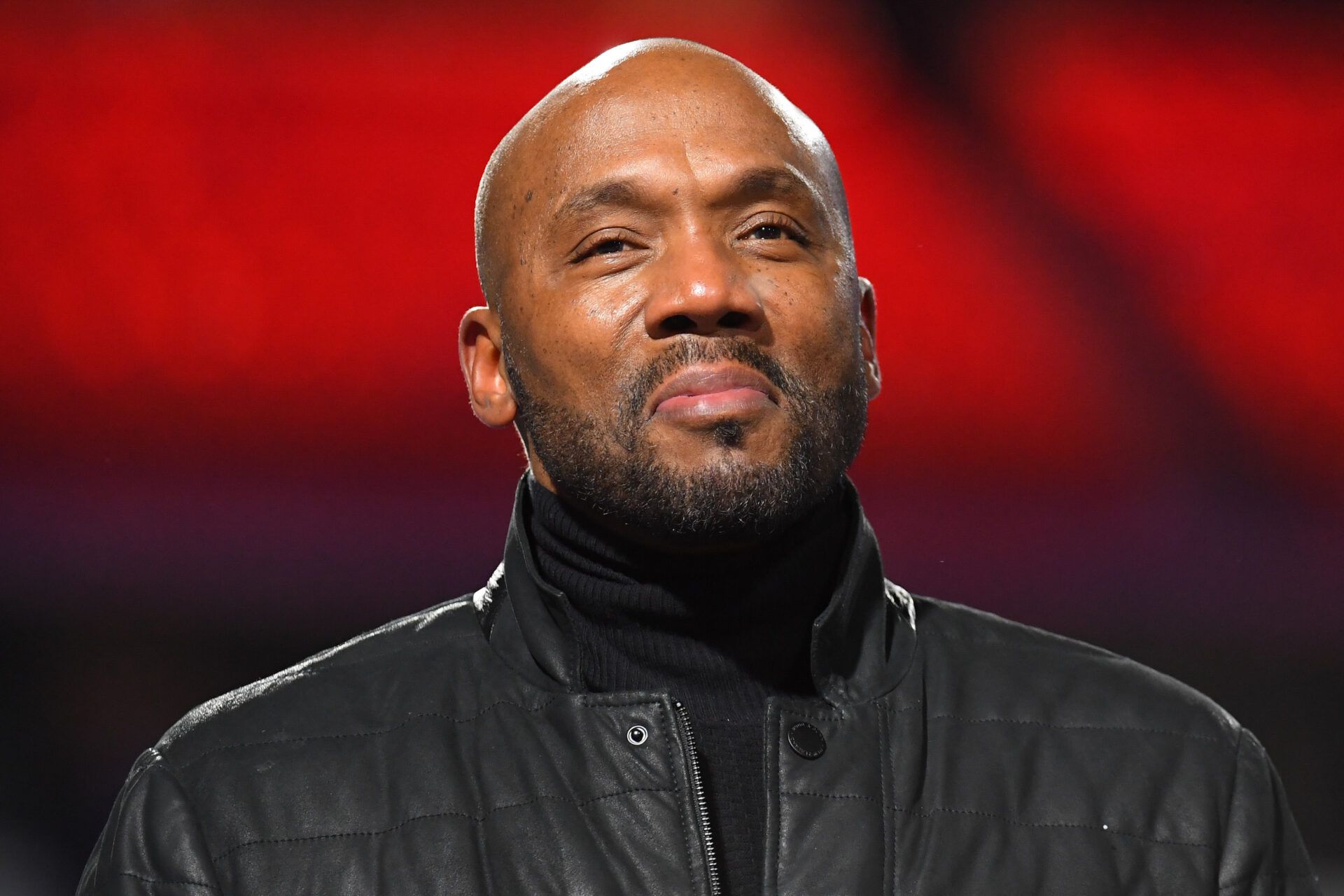 Dec 6, 2021; Orchard Park, New York, USA; ESPN analyst Louis Riddick prior to the game between the New England Patriots and the Buffalo Bills at Highmark Stadium. Mandatory Credit: Rich Barnes-USA TODAY Sports