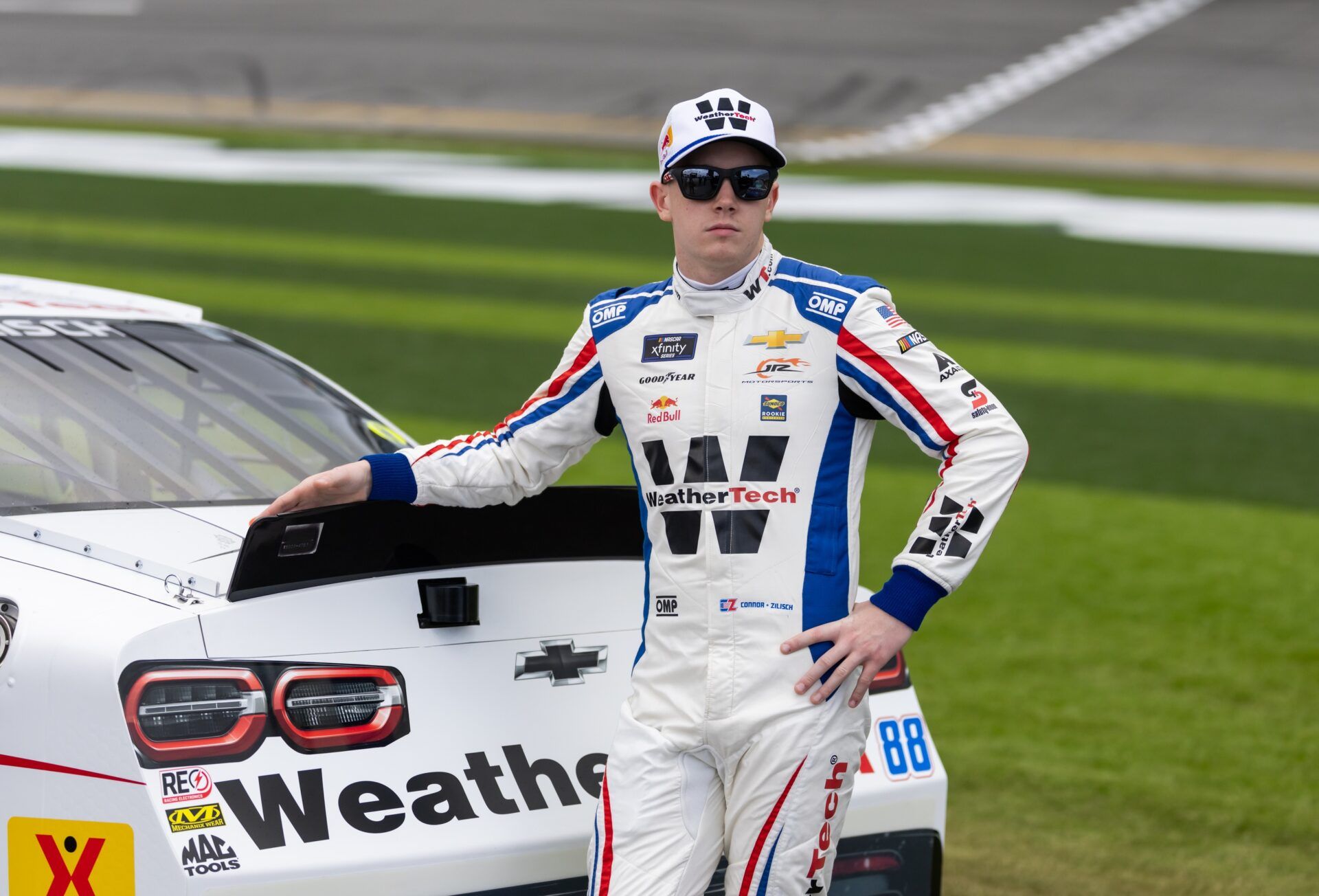 NASCAR Xfinity Series driver Connor Zilisch during qualifying for the United Rentals 300 at Daytona International Speedway.