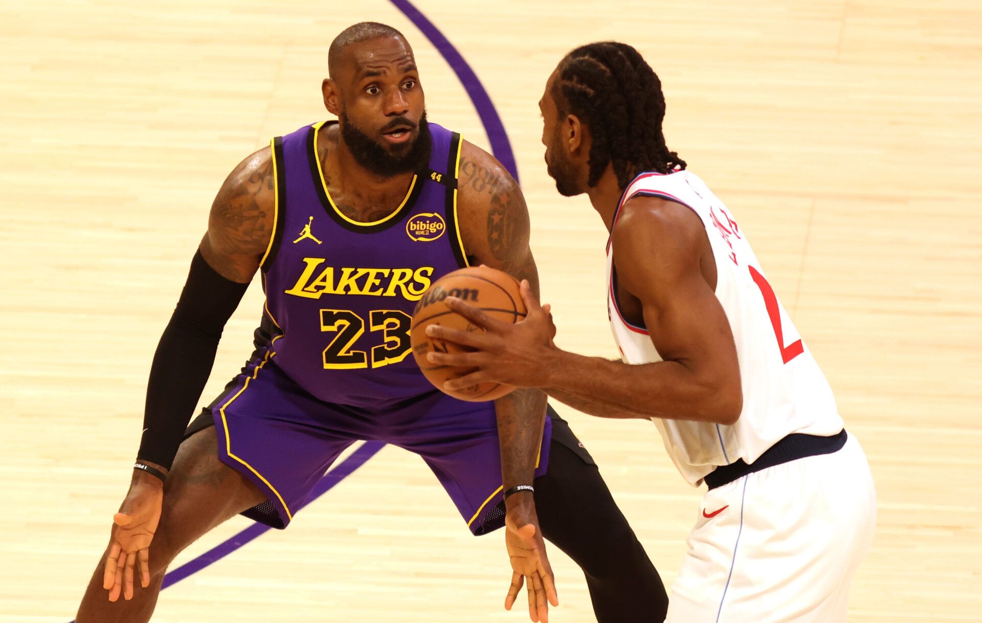 LeBron James used his social media to convey his displeasure toward the NBA's referees after poor officiating during the battle for Los Angeles.