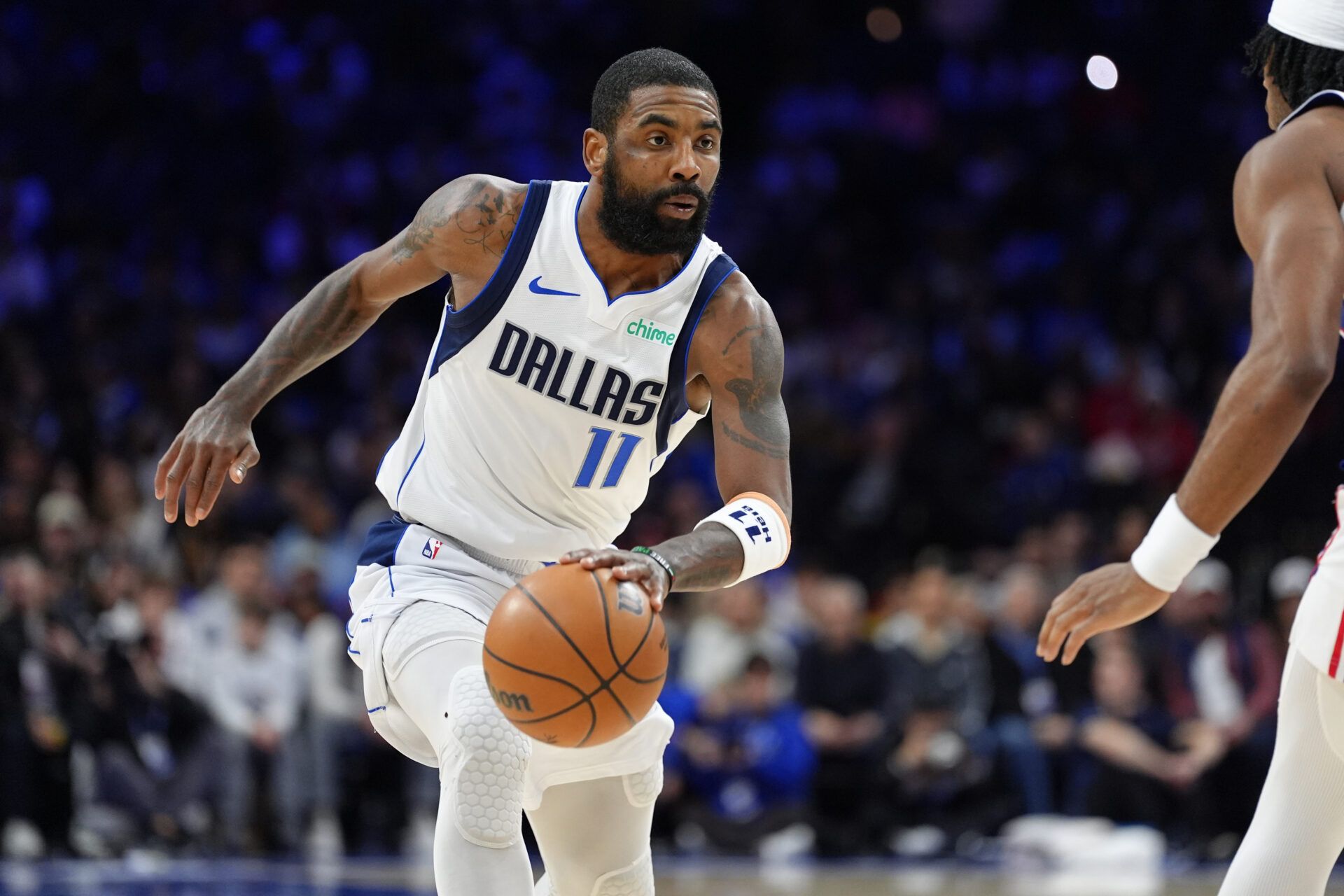 Find out how many games Dallas Mavericks star Kyrie Irving has missed throughout his NBA career after unexpectedly undergoing an ACL tear.