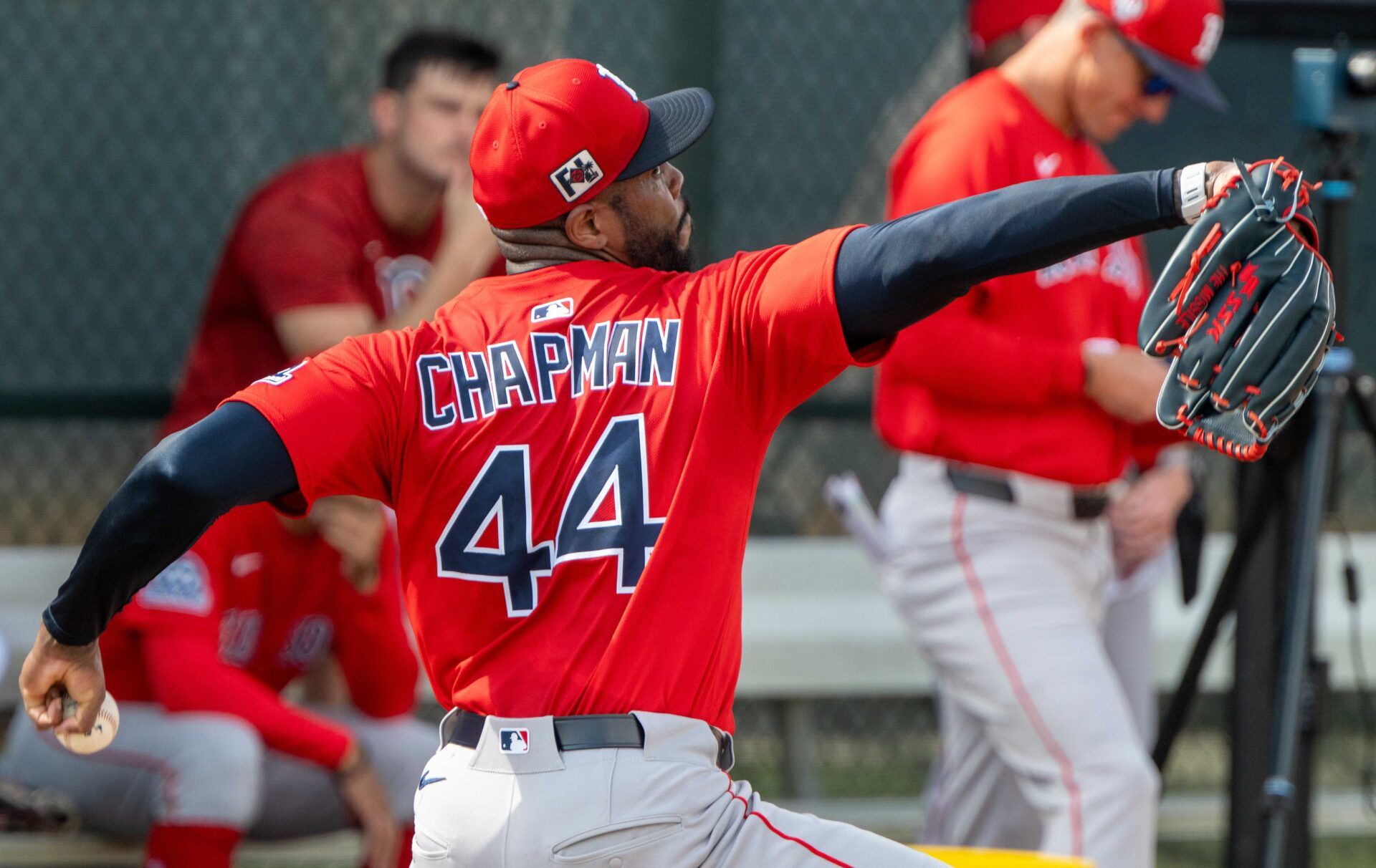 Aroldis Chapman’s 8 A.M. Gym Sessions Earn Praise From Boston Red Sox Icon David Ortiz