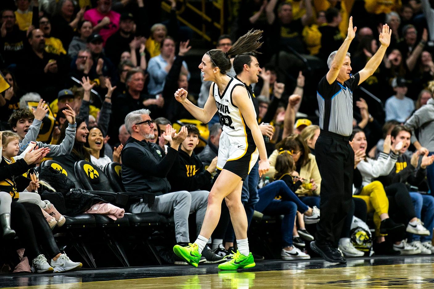 Caitlin Clark Shares Wholesome Moment With Former Teammate As Iowa Hawkeyes Beat Wisconsin in Big Ten Tournament